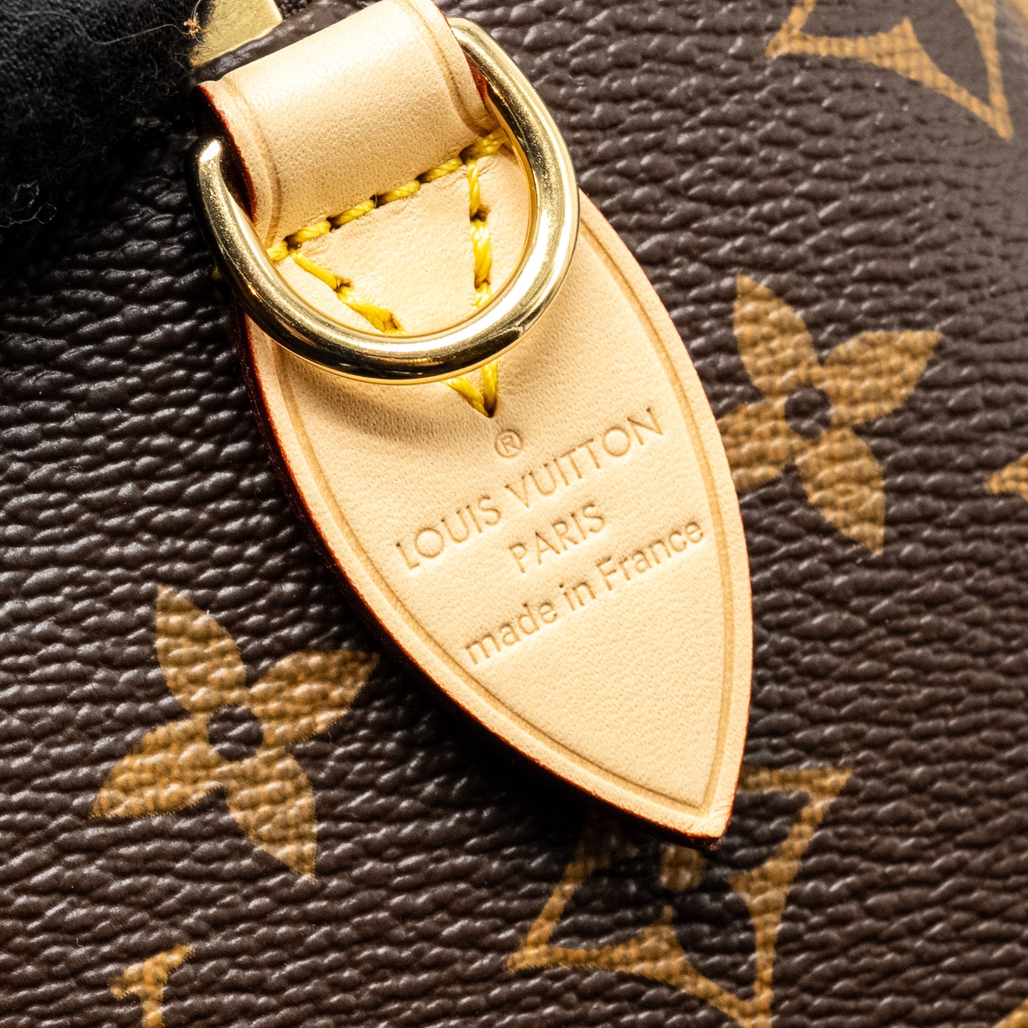 LOUIS VUITTON SPEEDY BANDOULIERE 20 MONOGRAM CANVAS BLACK STRAP GHW
