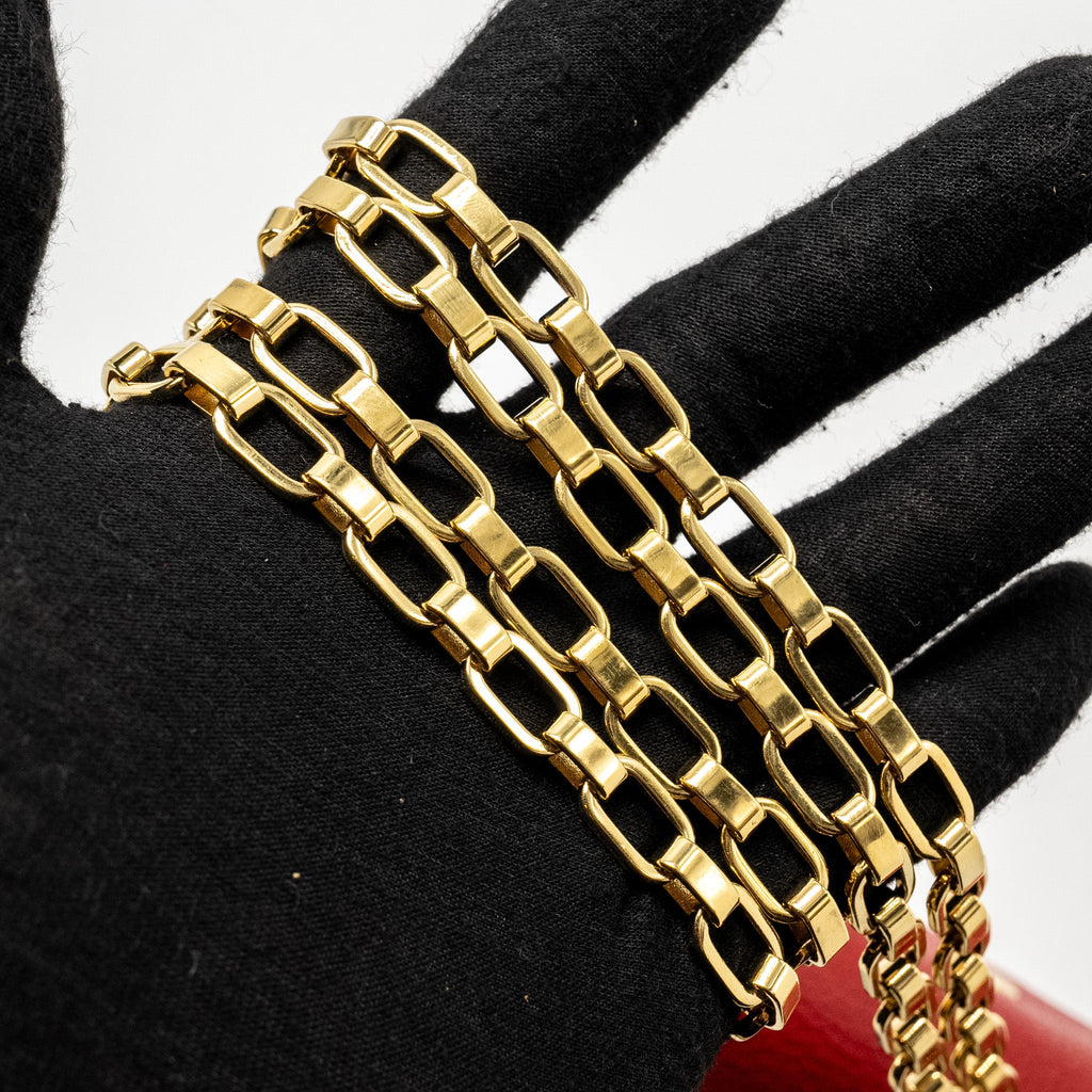 LOUIS VUITTON PALLAS CHAIN BAG MONOGRAM CANVAS/LEATHER RED GHW