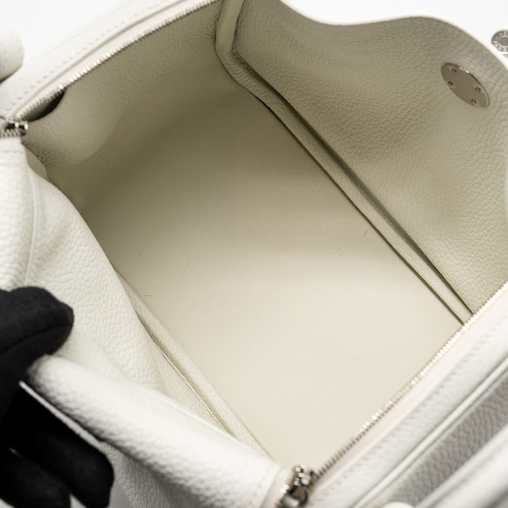 HERMES LINDY 26 CLEMENCE BLANC SHW