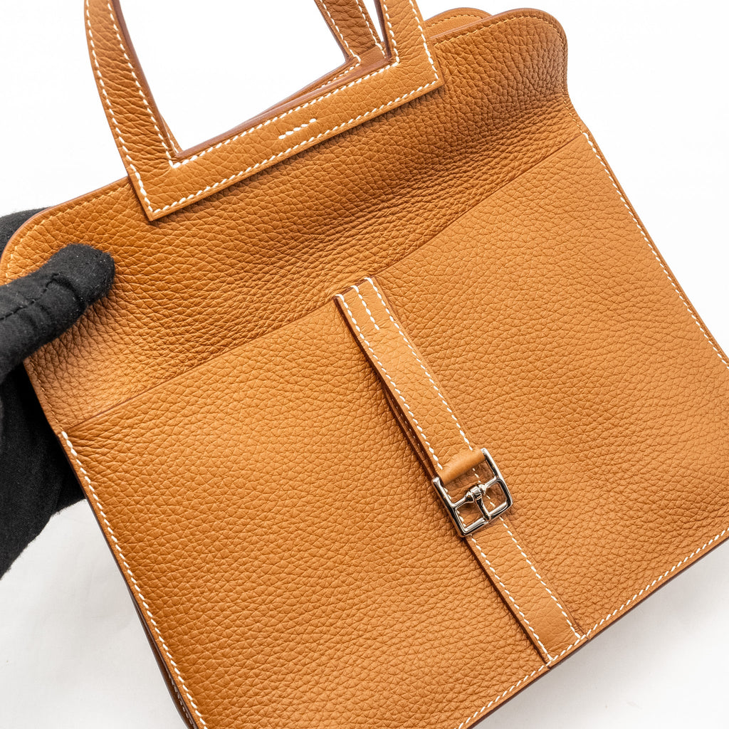 HERMES HALZAN 25 CLEMENCE GOLD SHW