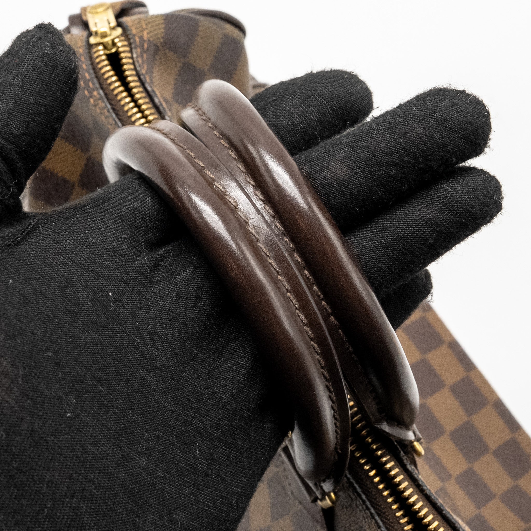 LOUIS VUITTON SPEEDY 25 DAMIER EBENE CANVAS GHW