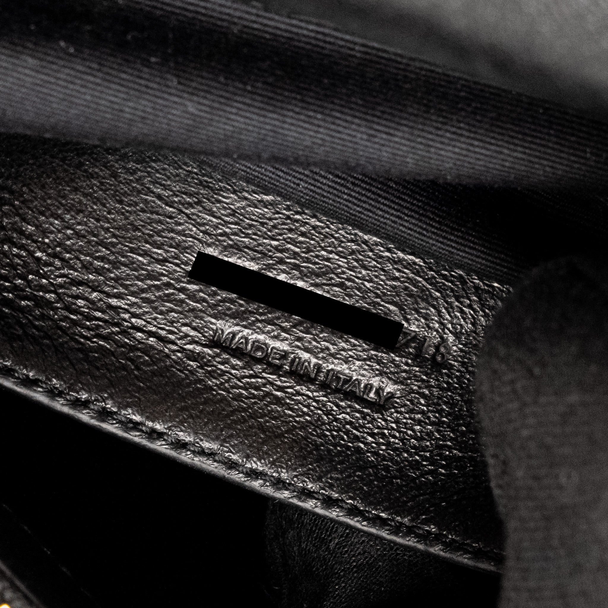 SAINT LAURENT/YSL LARGE COLLEGE BAG MATELASSE LEATHER BLACK GHW