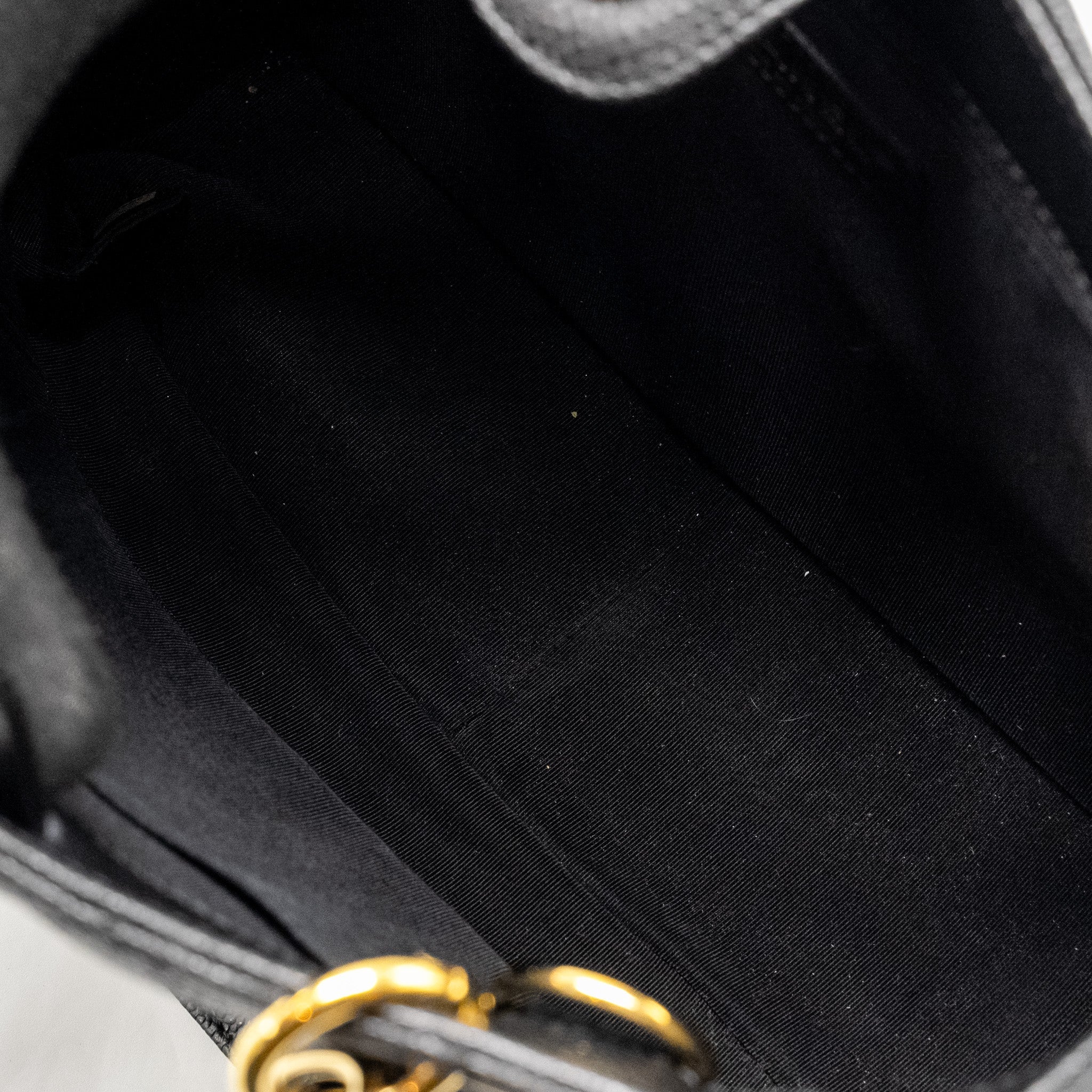 CHANEL PETIT SHOPPING TOTE BAG CAVIAR BLACK GHW