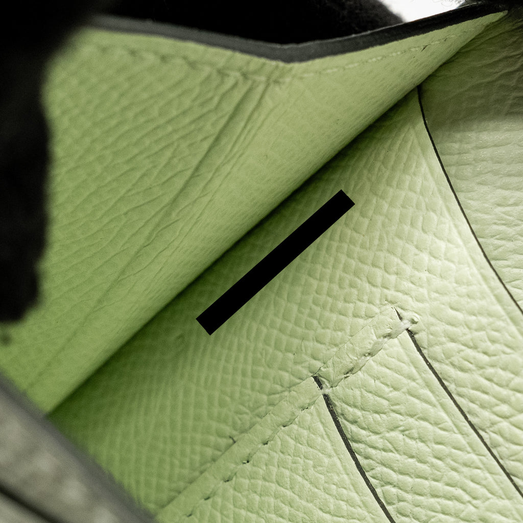 HERMES MAILLON TO GO WALLET EPSOM VERT FIZZ SHW