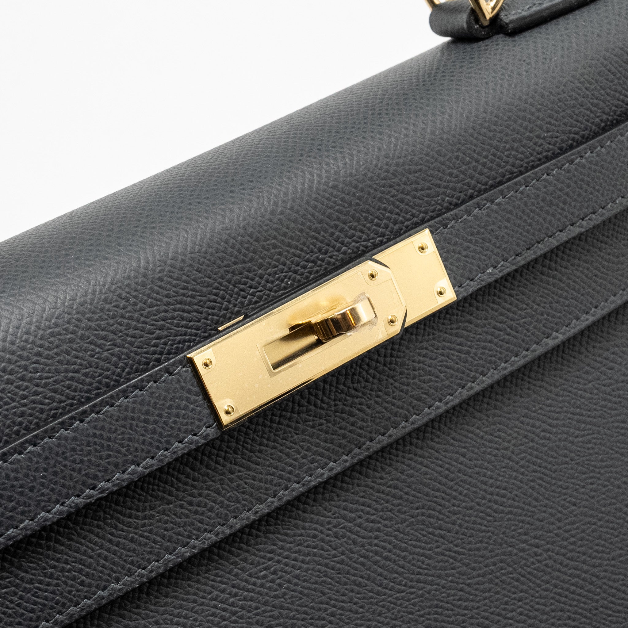 HERMES KELLY 28 EPSOM GRIS MISTY LGHW