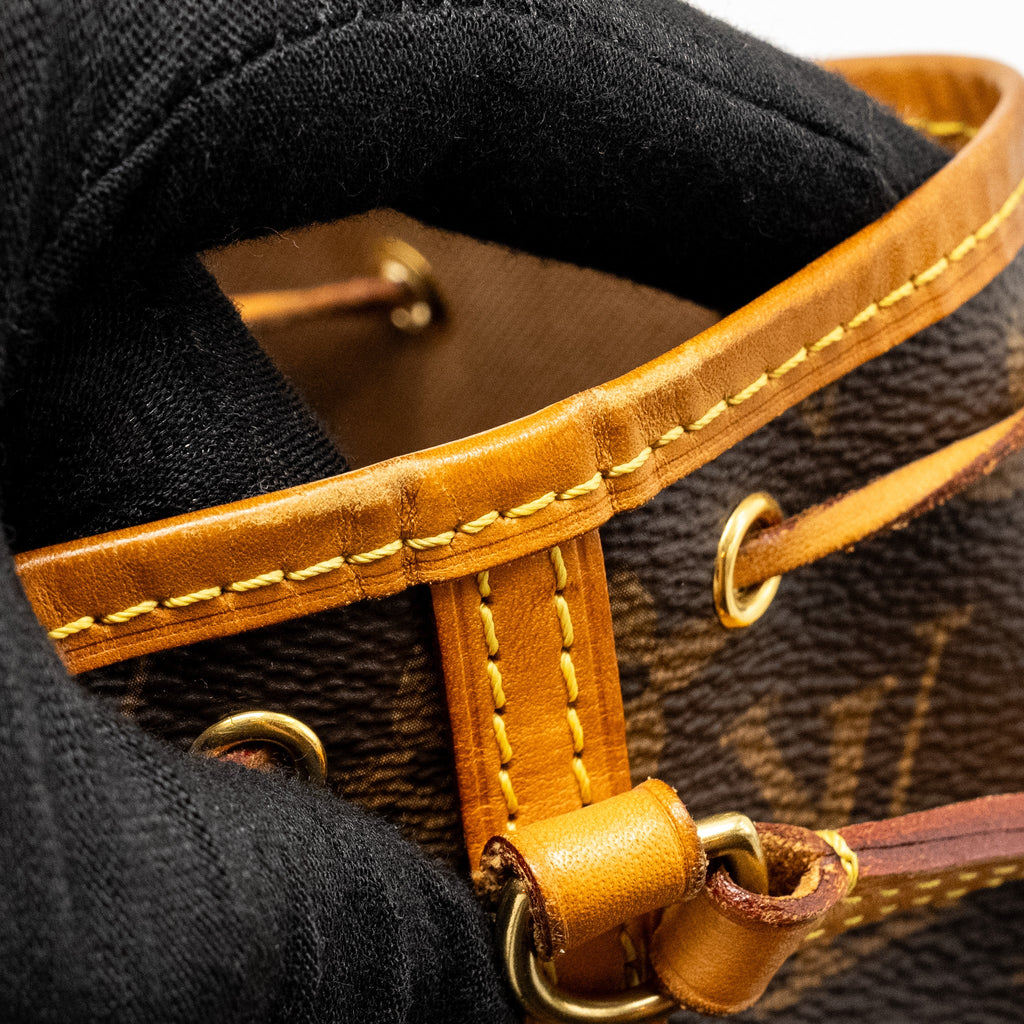 LOUIS VUITTON NANO NOE MONOGRAM CANVAS GHW