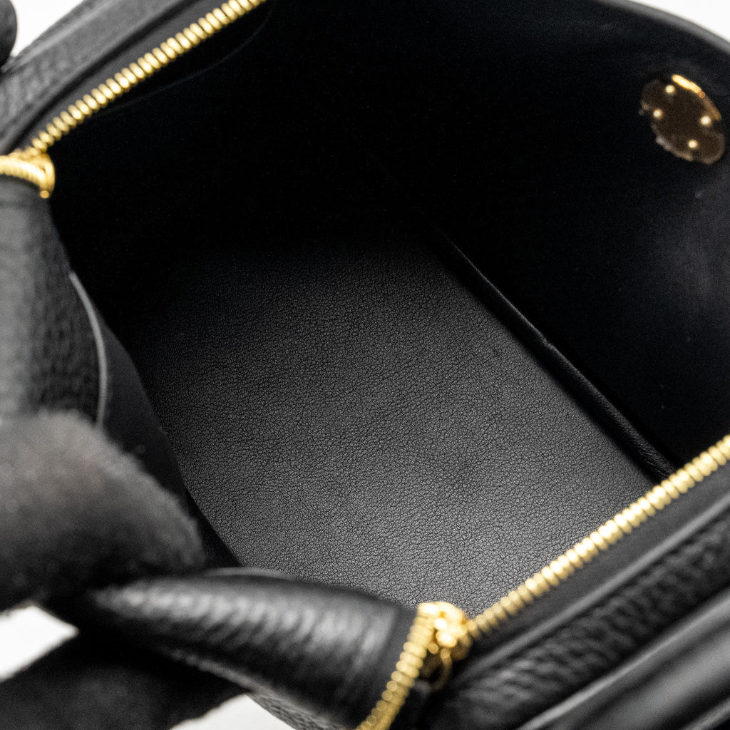 HERMES MINI LINDY CLEMENCE BLACK GHW