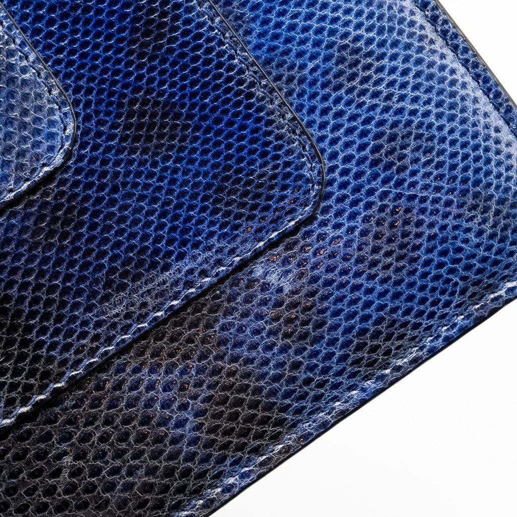 BVLGARI SERPENTI SHOULDER BAG KARUNG SKIN DARK BLUE LGHW