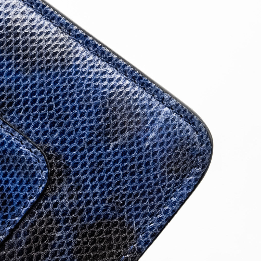 BVLGARI SERPENTI SHOULDER BAG KARUNG SKIN DARK BLUE LGHW