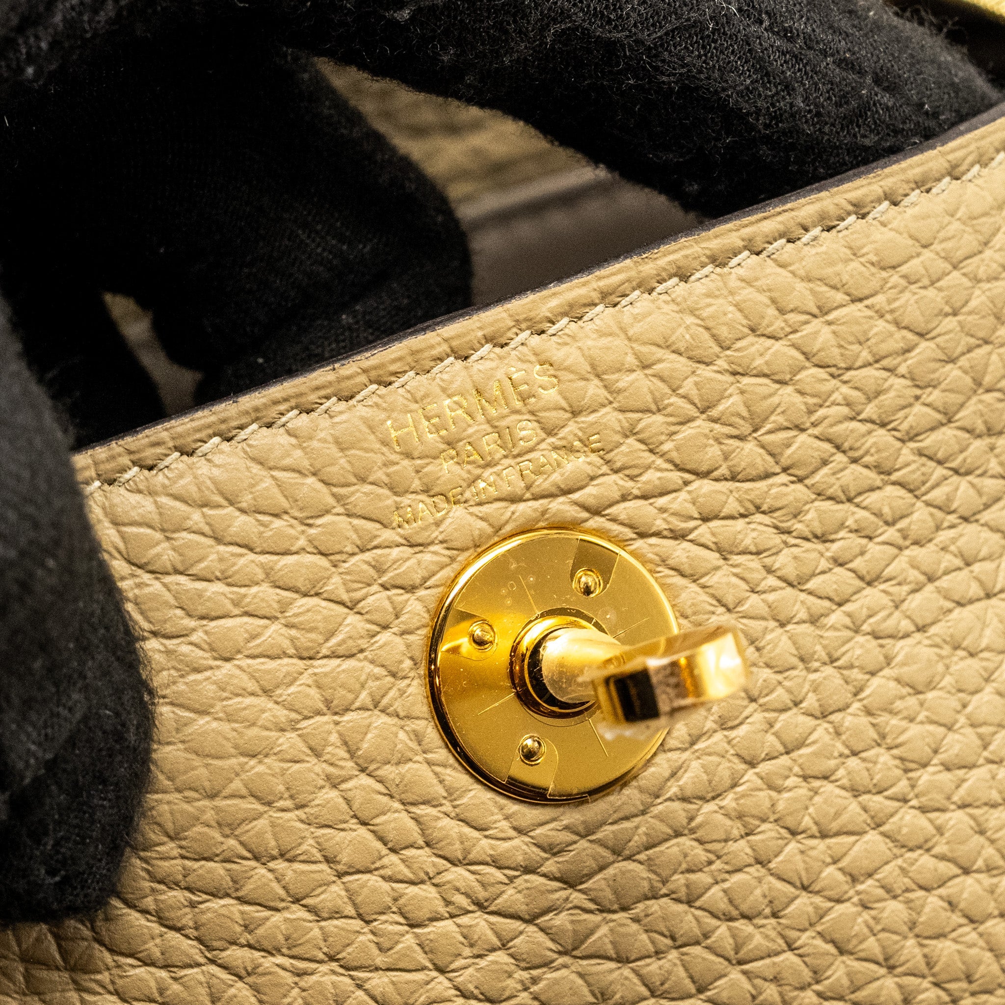 HERMES MINI LINDY CLEMENCE TRENCH GHW