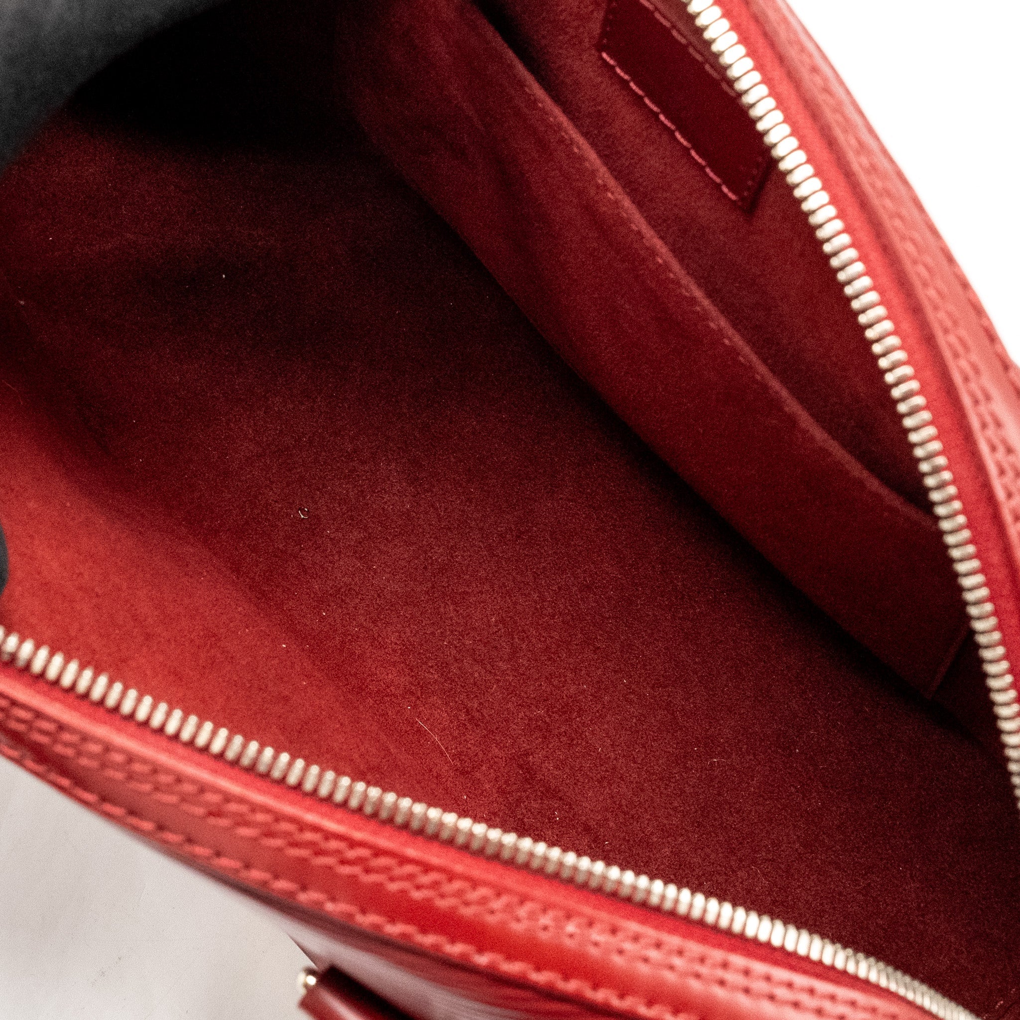 LOUIS VUITTON JASMINE BOSTON BAG EPI RED SHW
