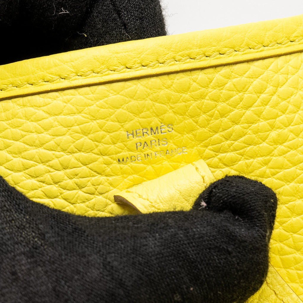 HERMES MINI EVELYNE CLEMENCE LIMONCELLO SHW