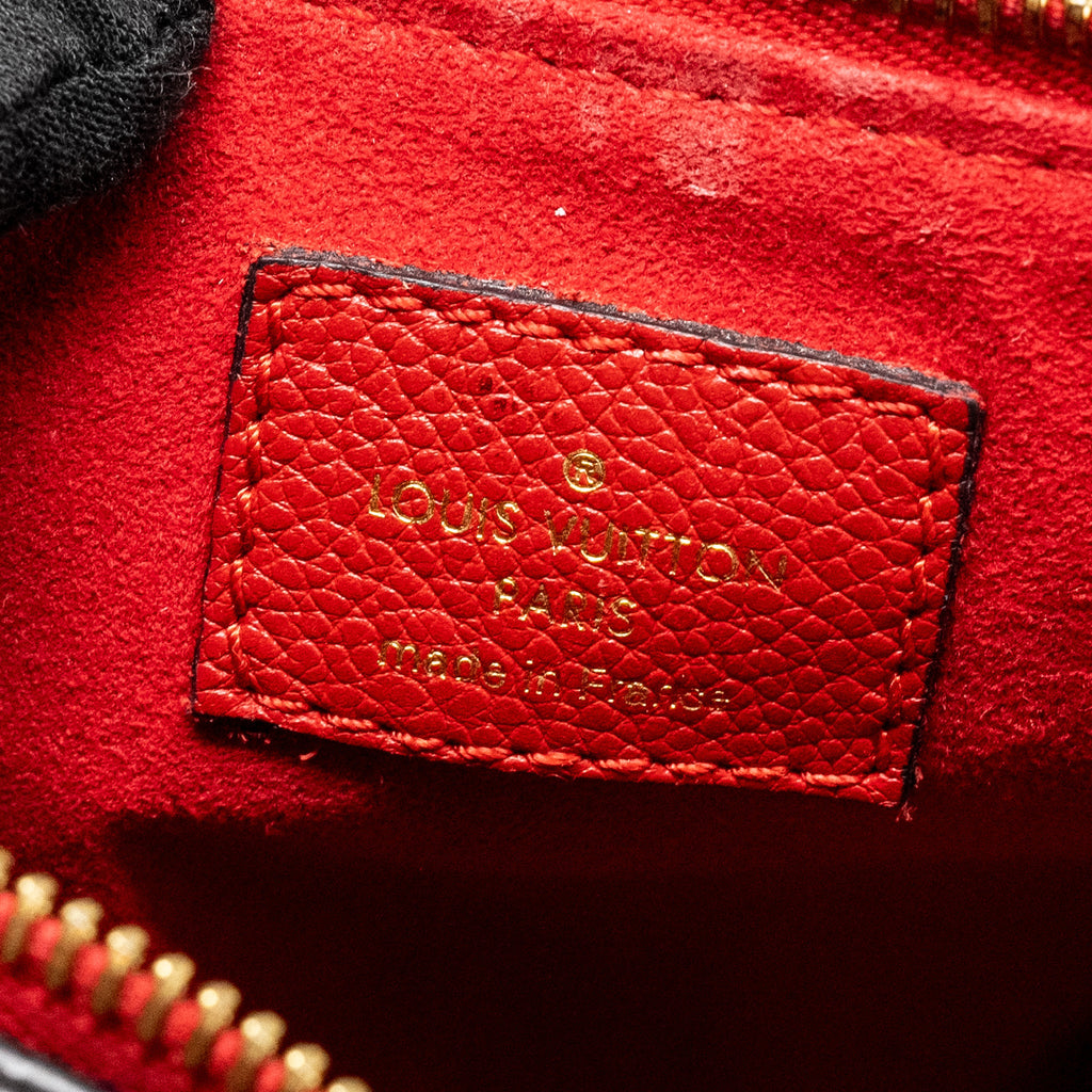 LOUIS VUITTON SURENE BB MONOGRAM CANVAS RED GHW