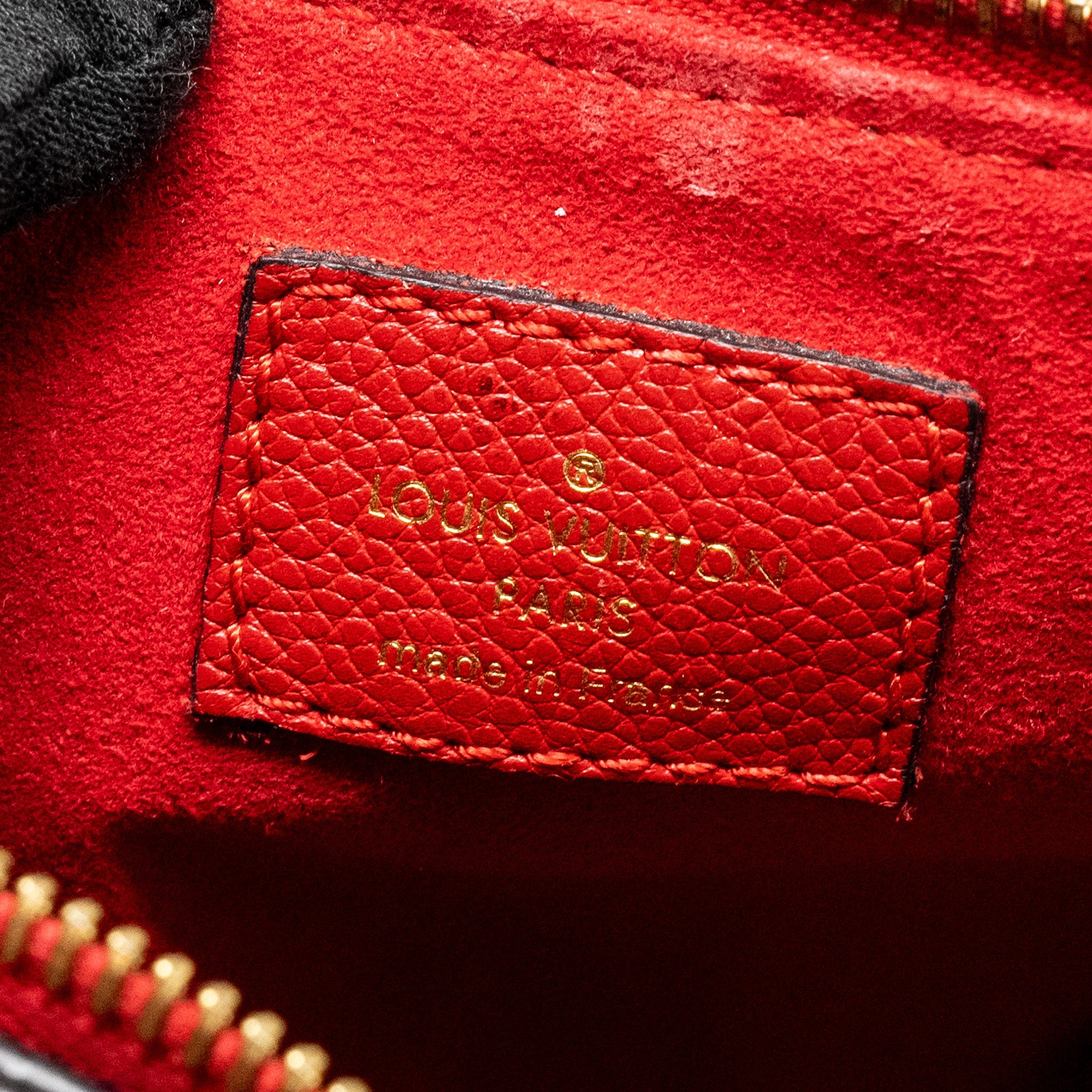LOUIS VUITTON SURENE BB MONOGRAM CANVAS RED GHW