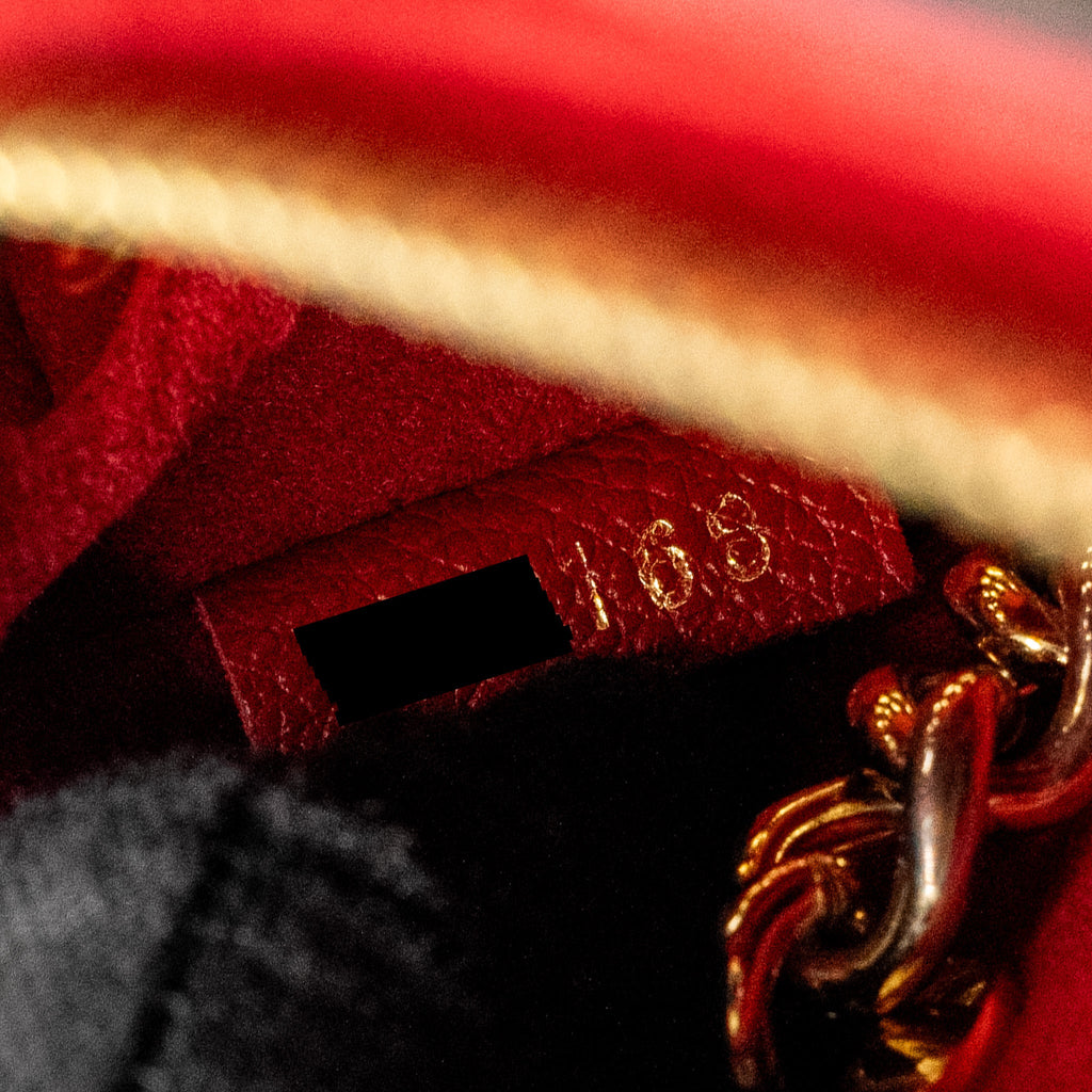 LOUIS VUITTON SURENE BB MONOGRAM CANVAS RED GHW