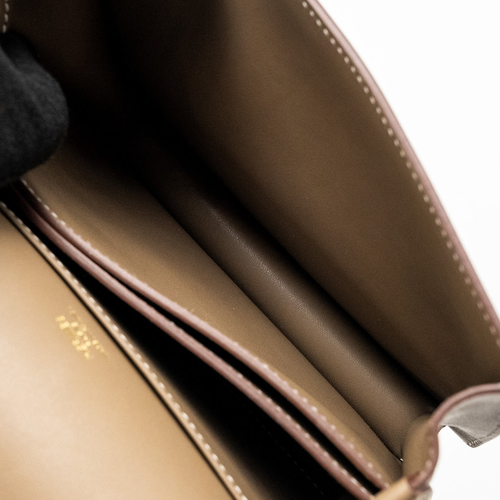 HERMES MINI ROULIS SWIFT ETOUPE LGHW