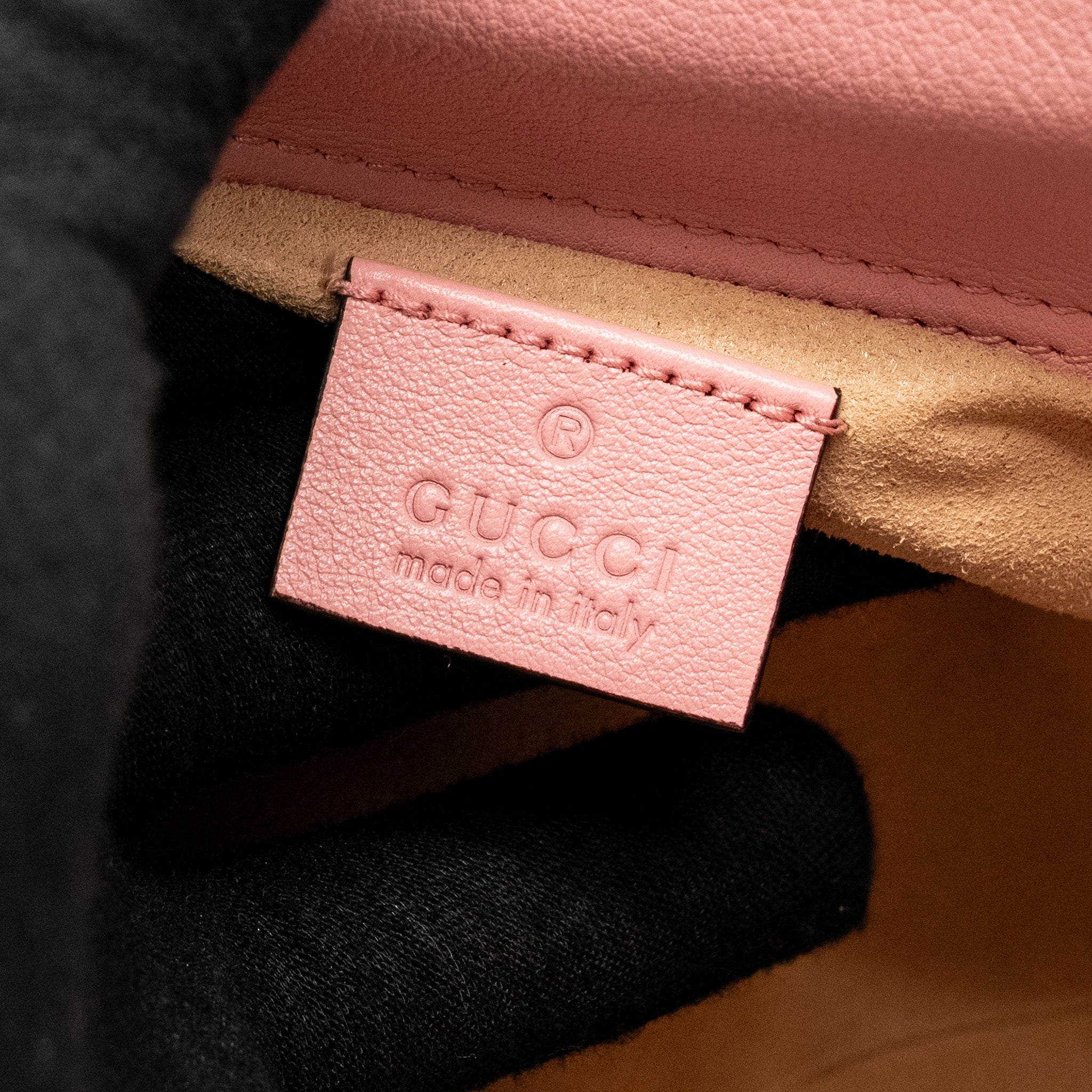 GUCCI MINI DIANA BAMBOO TOTE BAG LEATHER PINK GHW