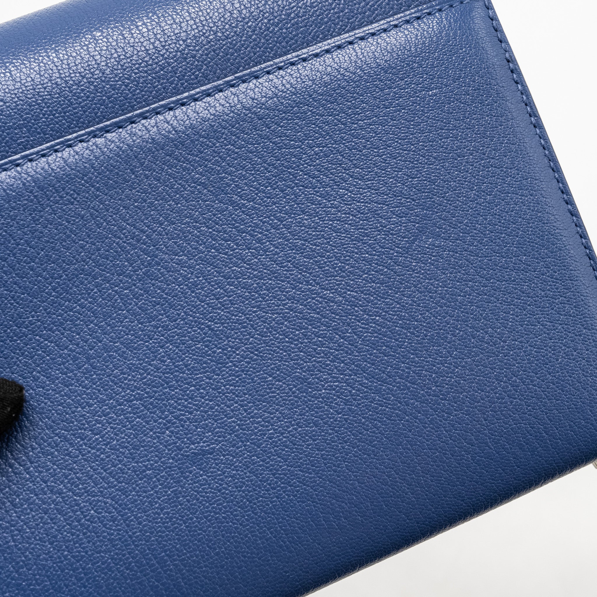 HERMES MINI VERROU CHÈVRE MYSORE BLUE BRIGHTON SHW