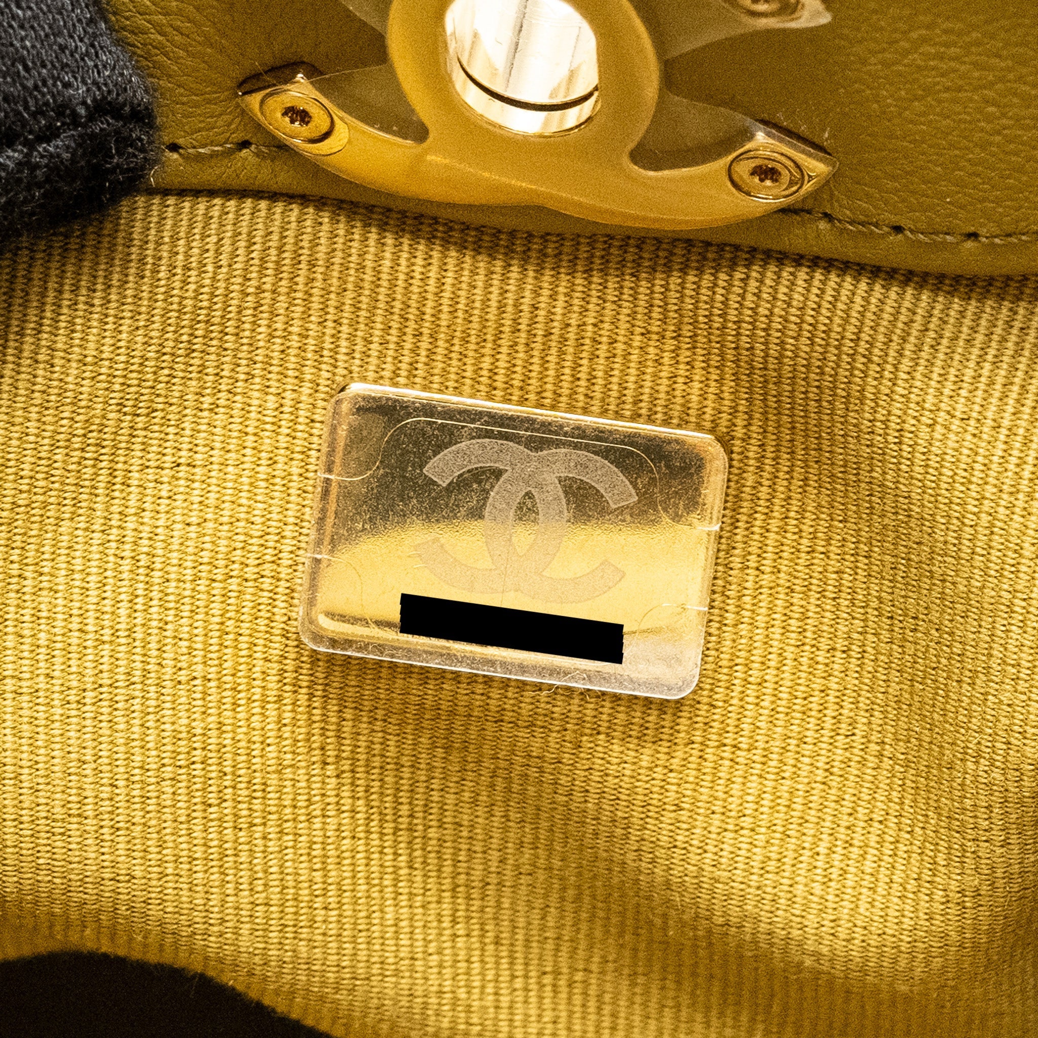 CHANEL MINI 31 BAG CALFSKIN/FUR OLIVE GREEN LGHW(MICROCHIP)