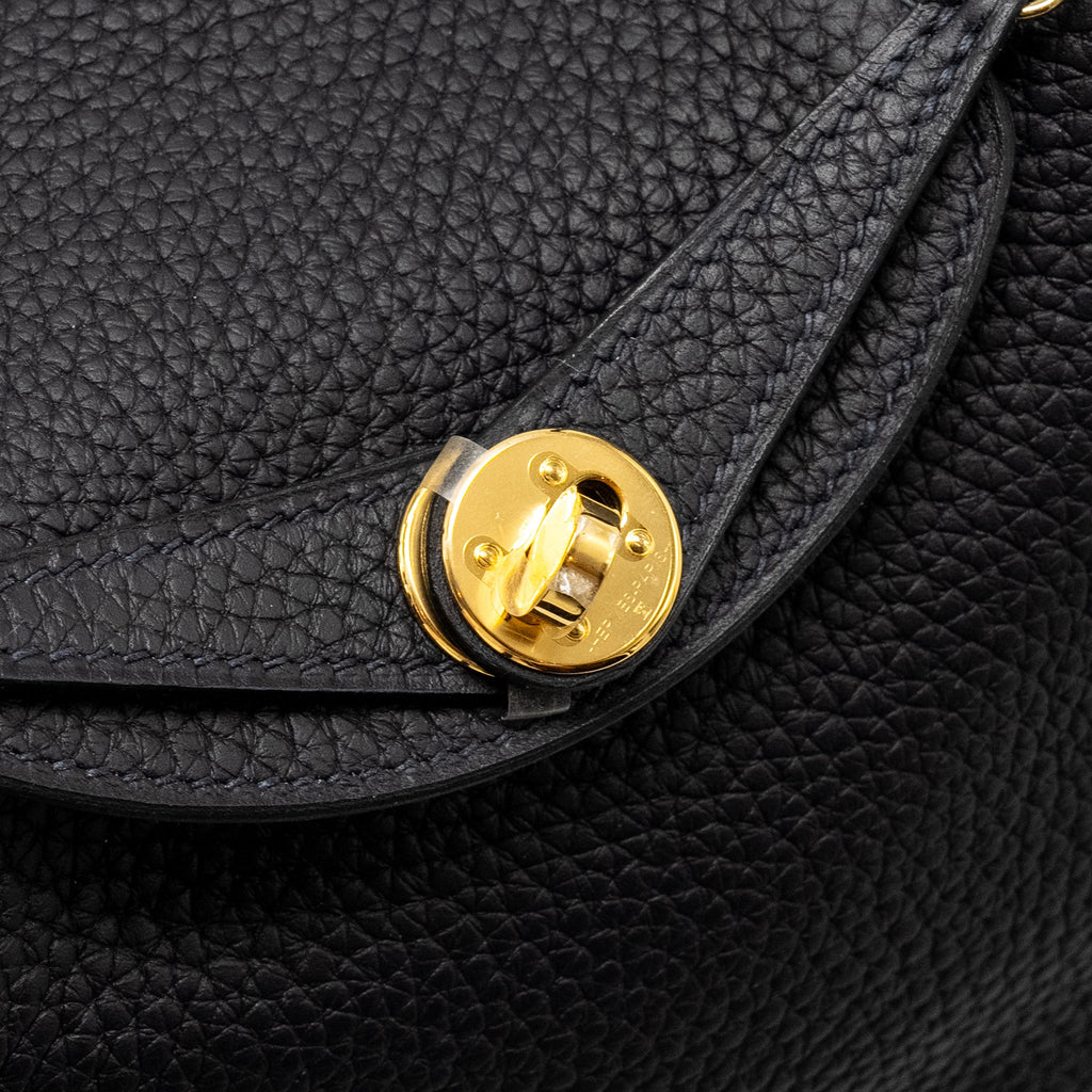 HERMES MINI LINDY CLEMENCE CABAN GHW