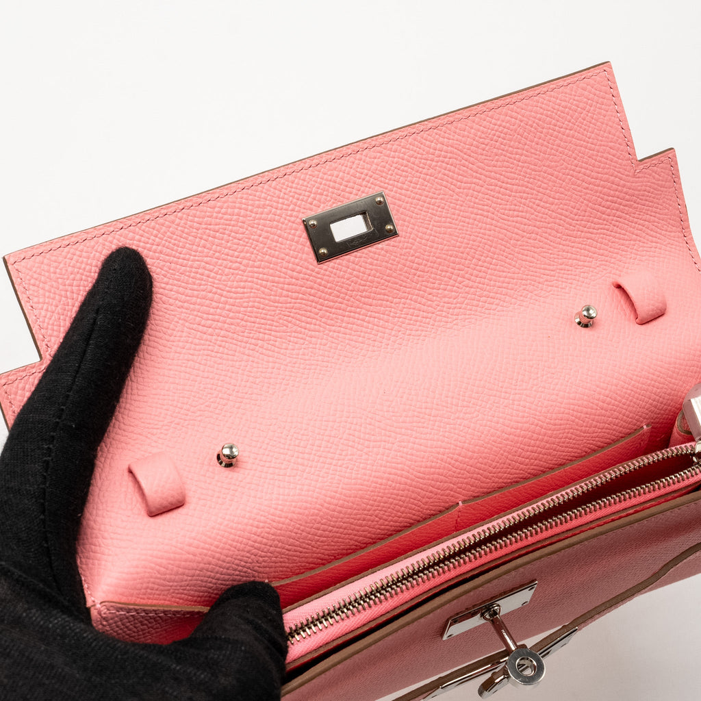 HERMES KELLY TO GO EPSOM 1Q ROSE CONFETTI SHW
