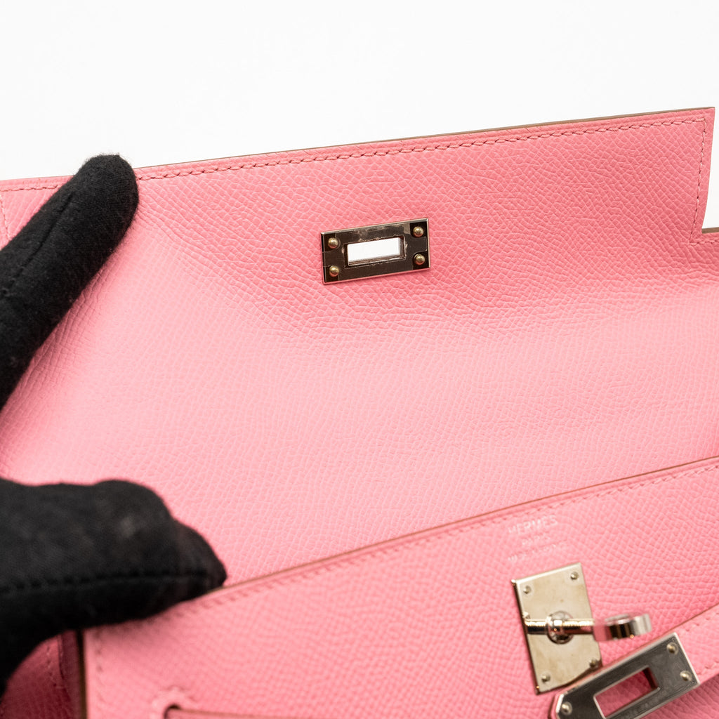 HERMES KELLY 25 EPSOM 1Q ROSE CONFETTI SHW