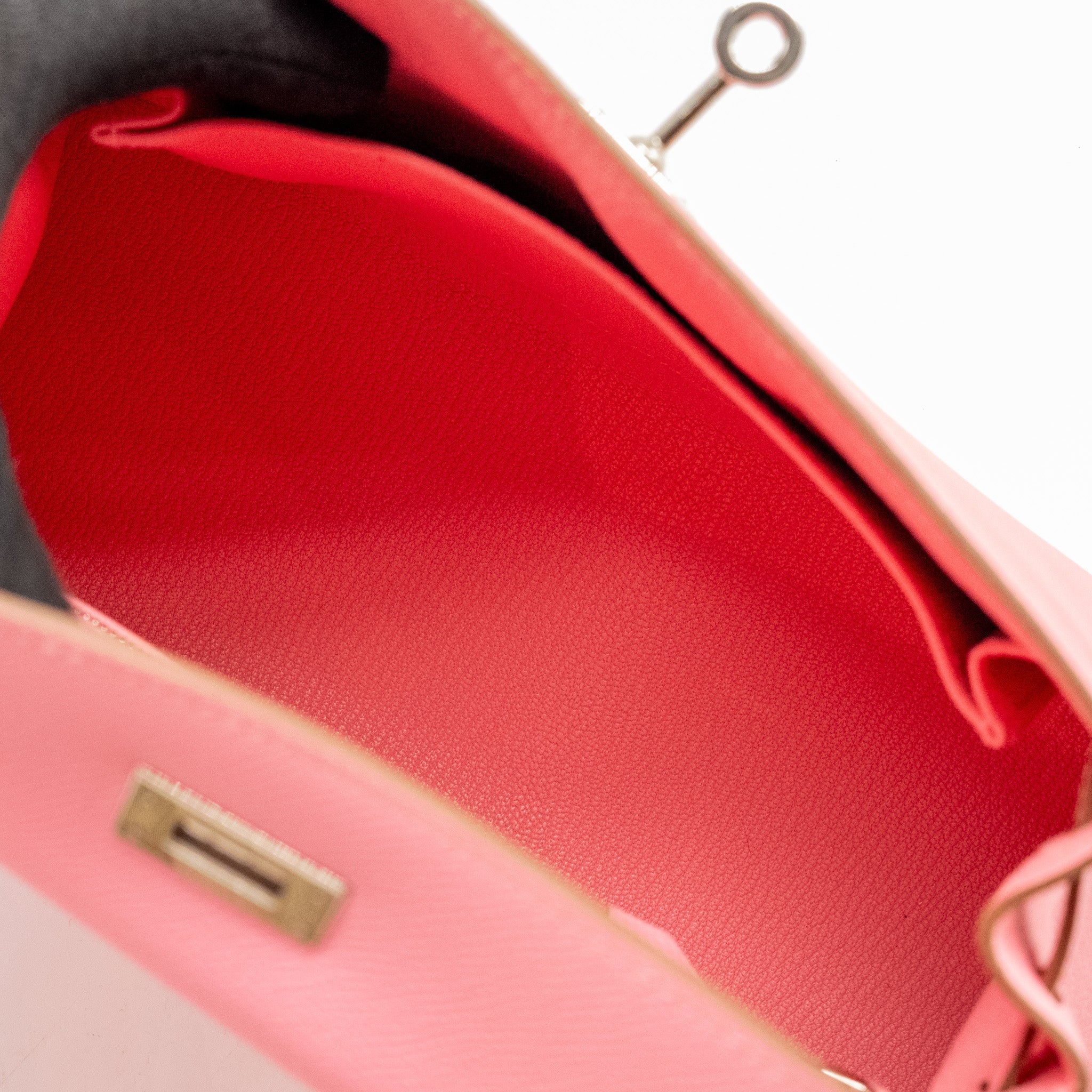 HERMES KELLY 25 EPSOM 1Q ROSE CONFETTI SHW