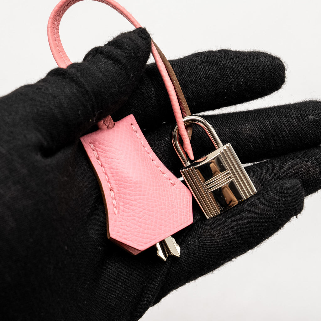 HERMES KELLY 25 EPSOM 1Q ROSE CONFETTI SHW