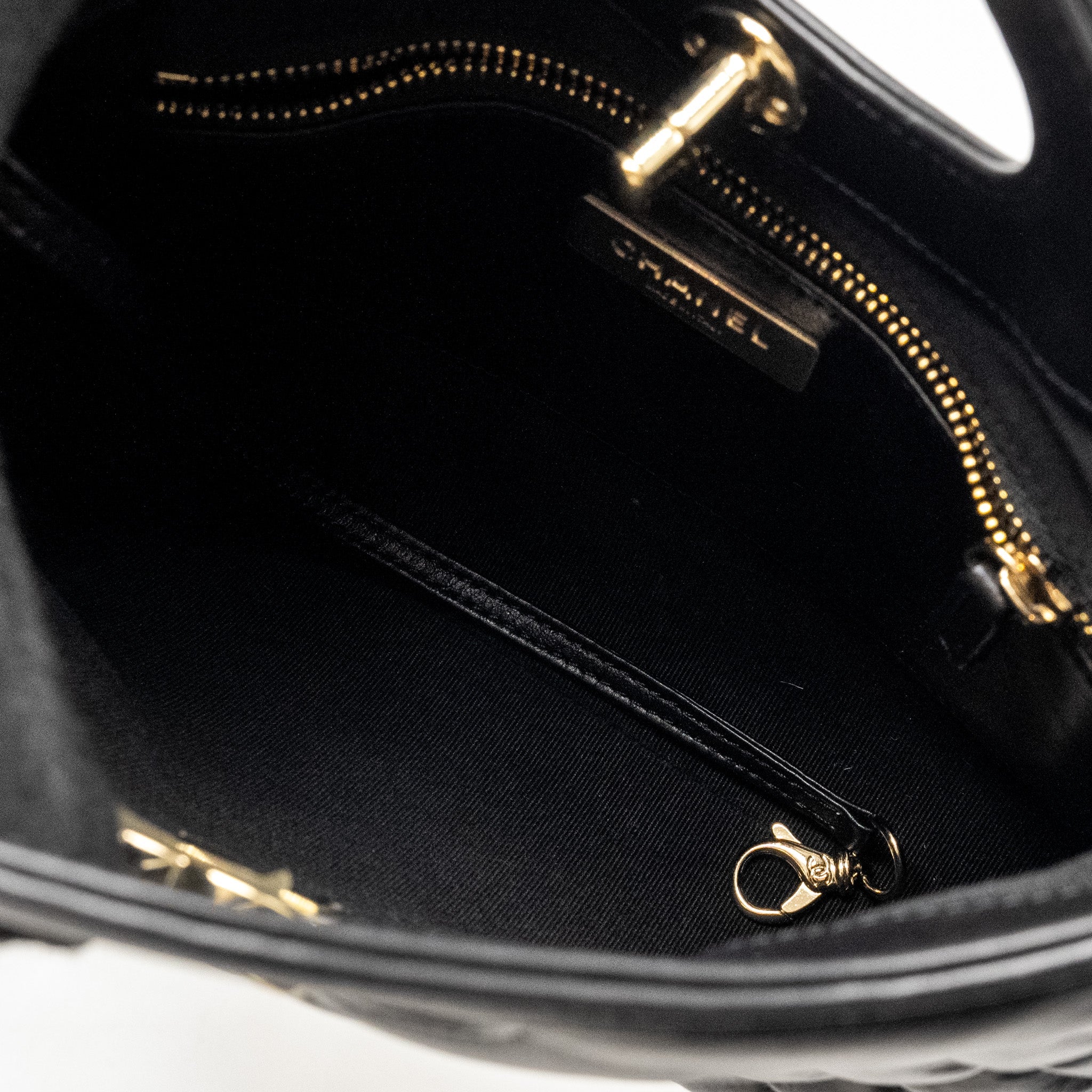 CHANEL MINI 31 BAG CALFSKIN BLACK LGHW(MICROCHIP)