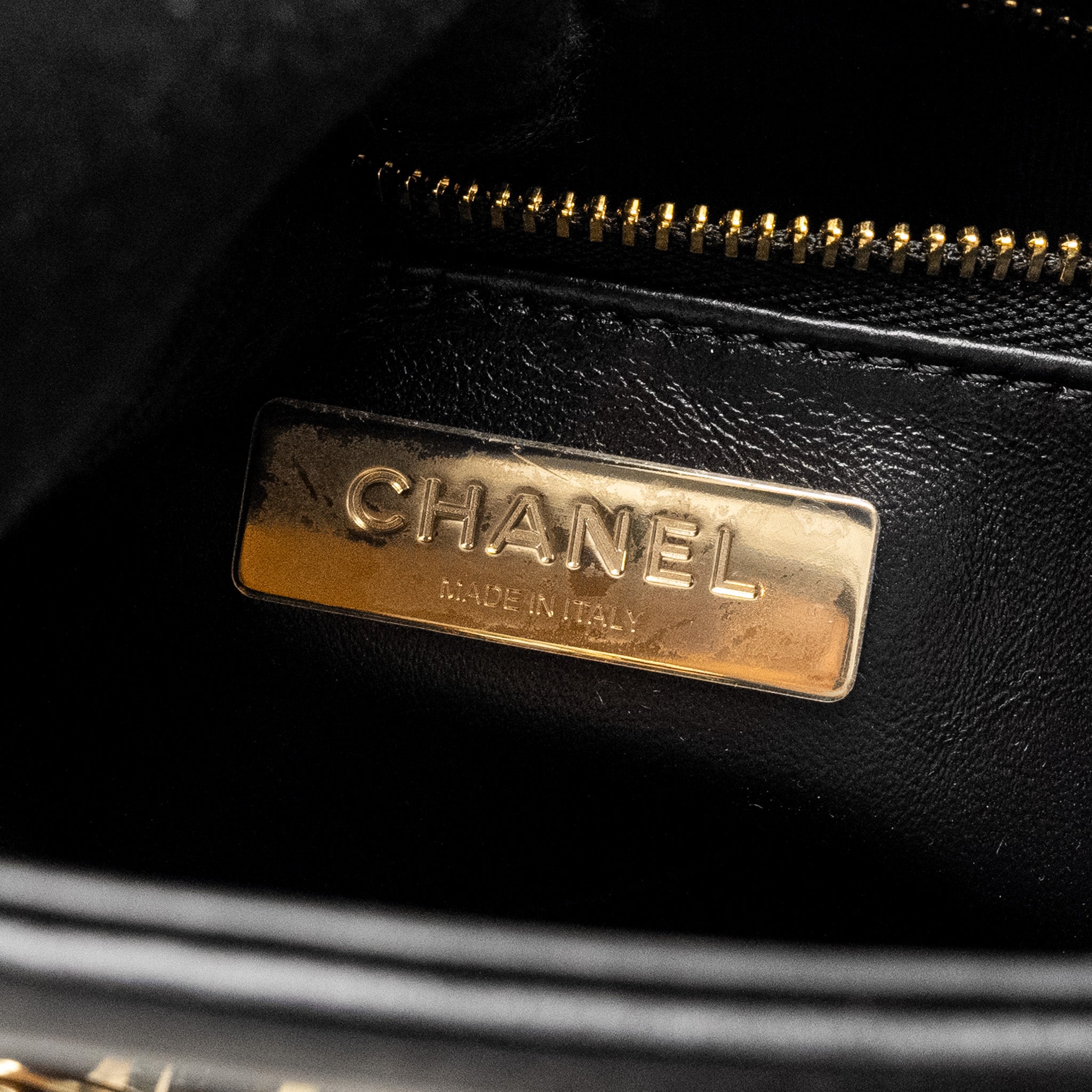 CHANEL MINI 31 BAG CALFSKIN BLACK LGHW(MICROCHIP)