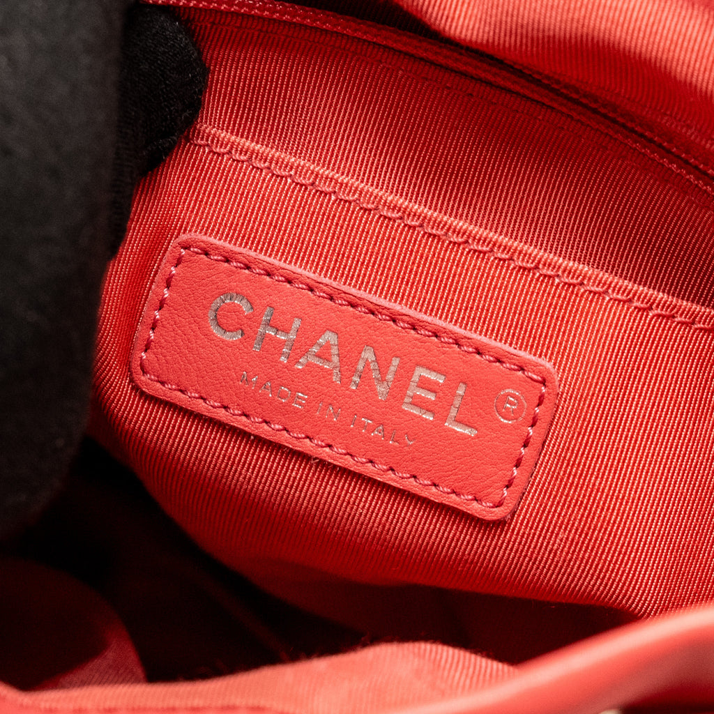 CHANEL SMALL URBAN SPIRIT BACKPACK CHEVRON CALFSKIN PINK SHW