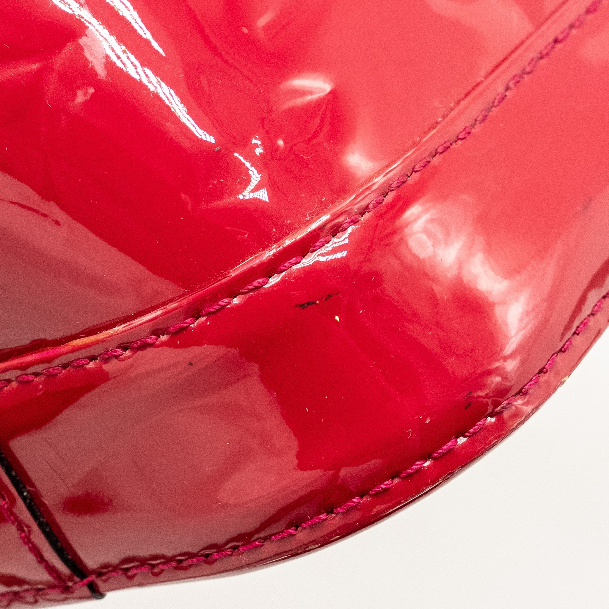 LOUIS VUITTON ALMA BB PATENT INDIAN ROSE GHW