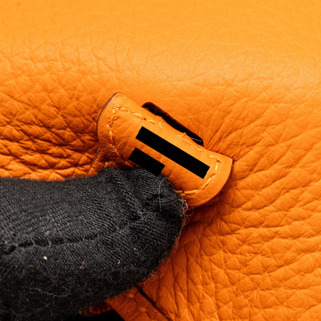 HERMES MINI EVELYNE CLEMENCE ORANGE SHW