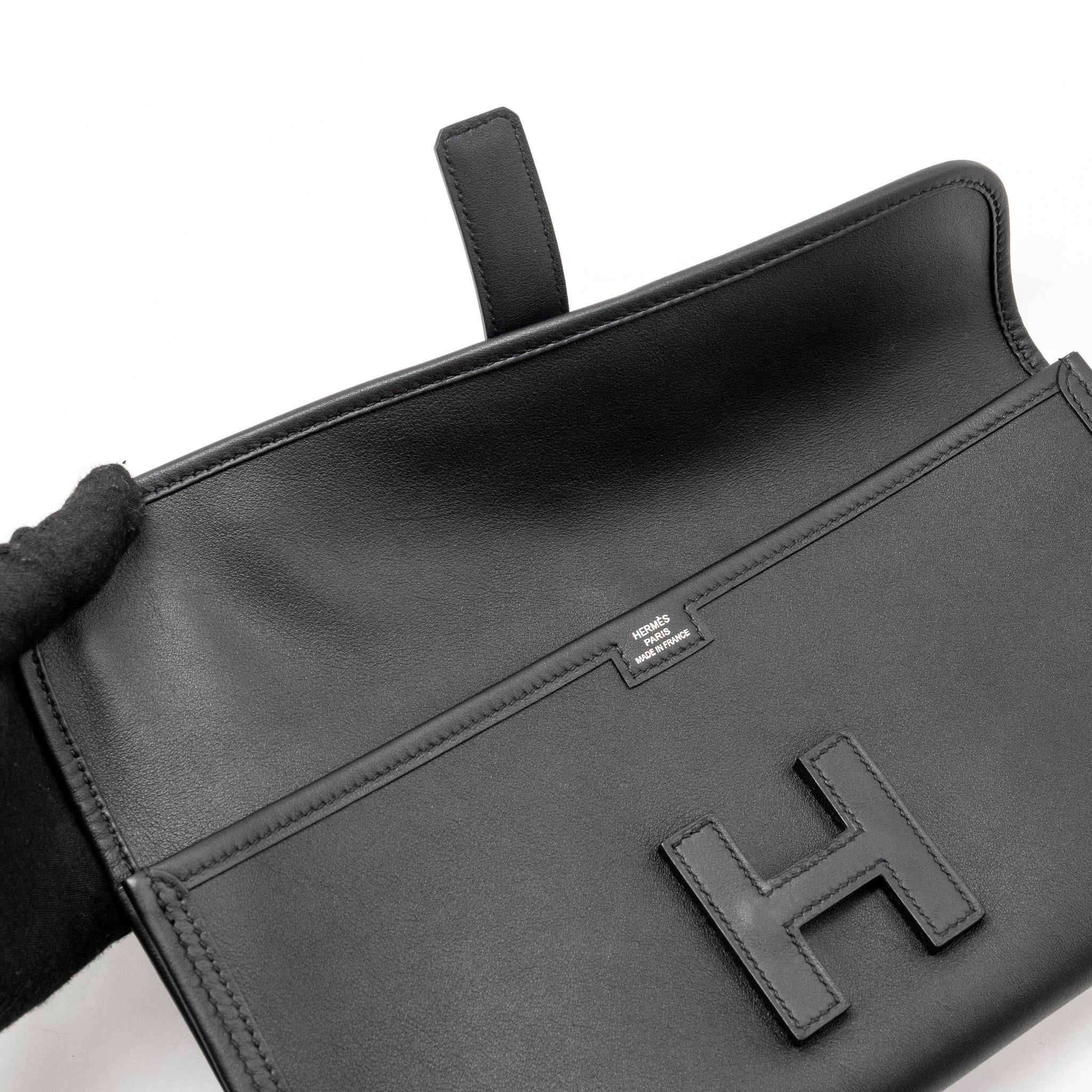 HERMES JIGE ELAN 29 SWIFT BLACK