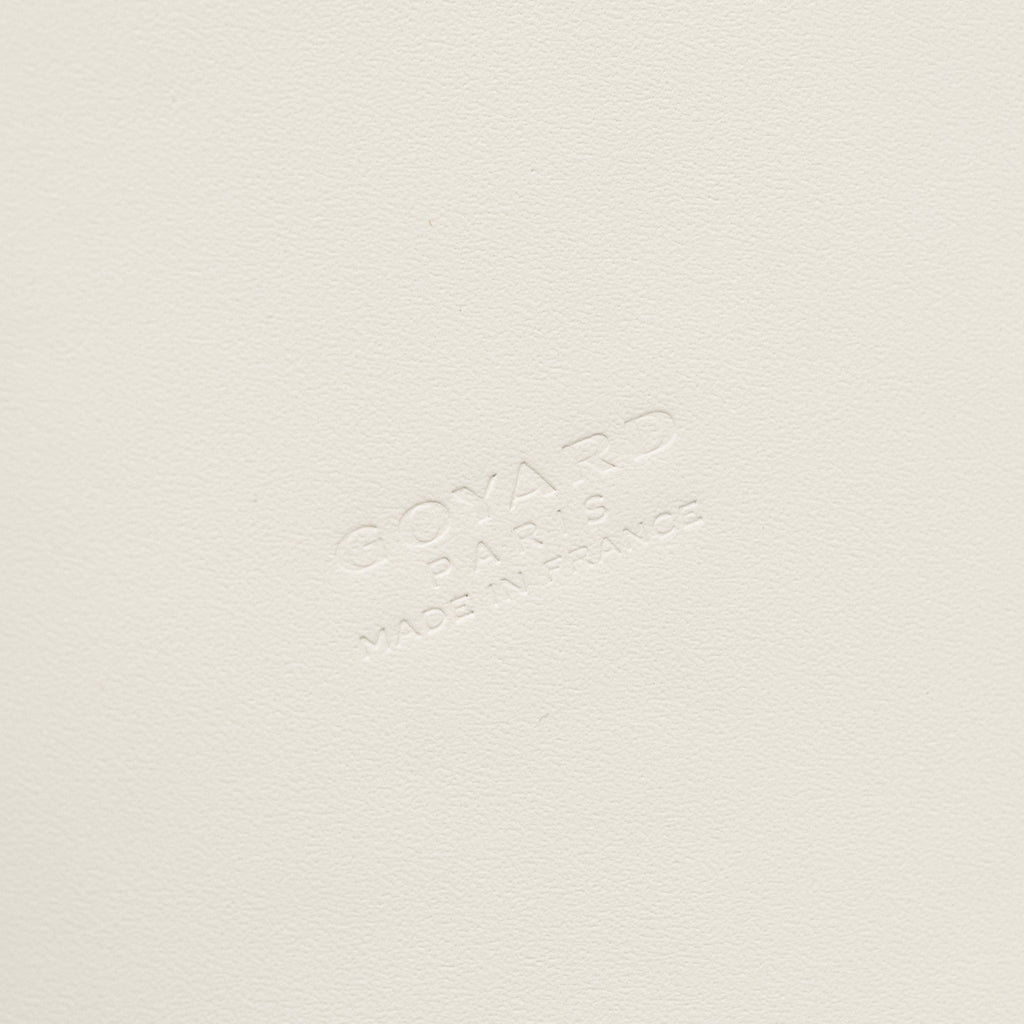 GOYARD MINI VENDOME MINI BAG GOYARDINE CANVAS/ CALFSKIN WHITE SHW