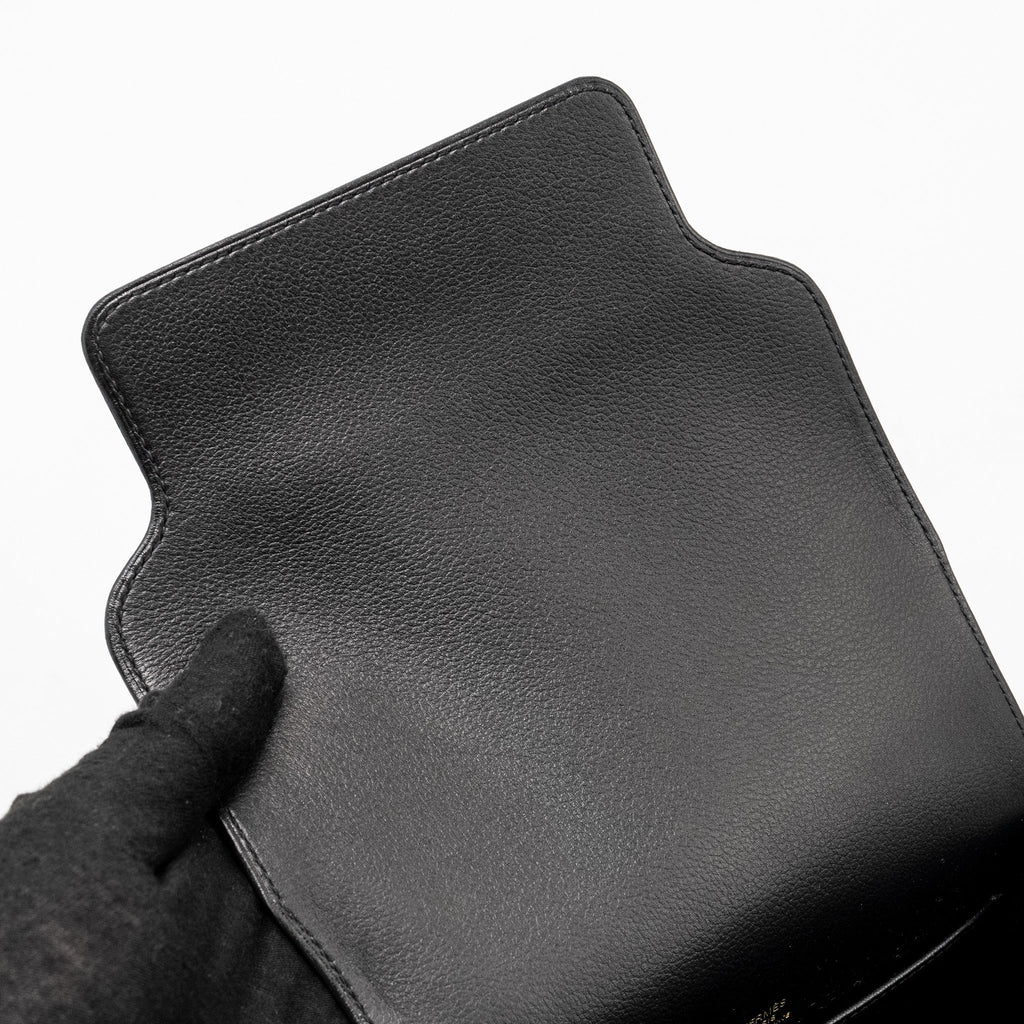 HERMES MINI ROULIS EVERGRAIN BLACK LGHW