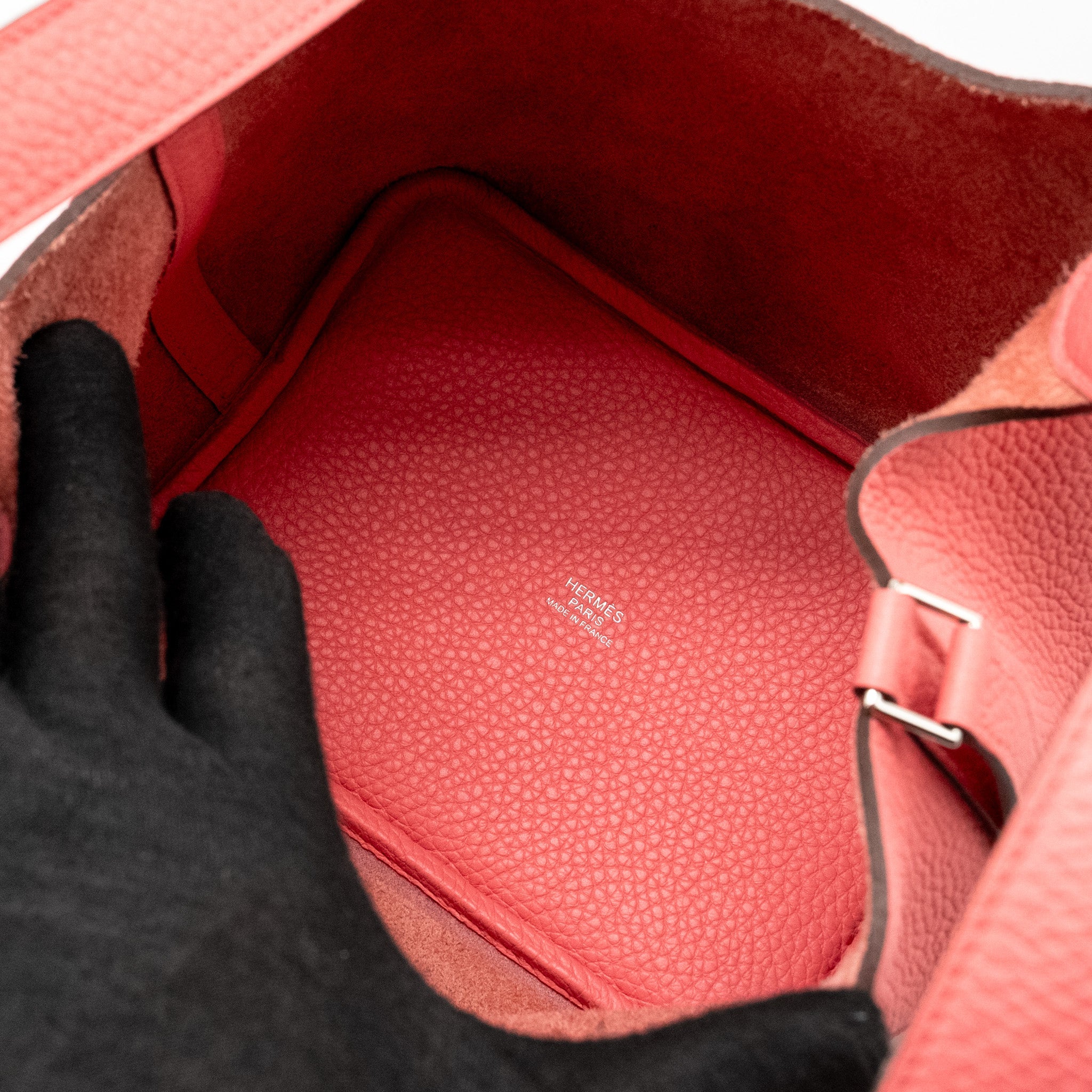 HERMES PICOTIN 18 LOCK BAG CLEMENCE 8W ROSE AZALEE SHW