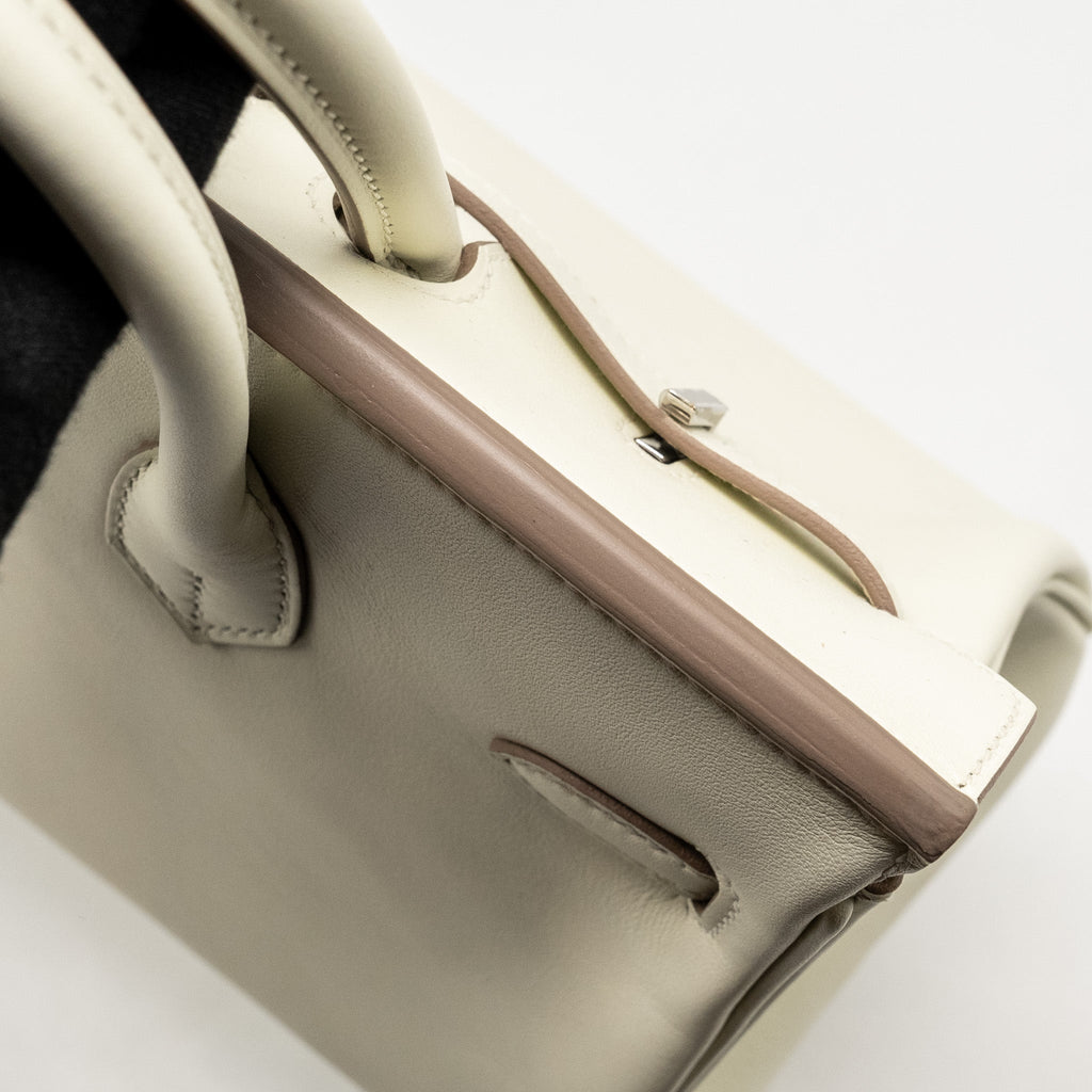 HERMES BIRKIN 25 SWIFT MUSHROOM SHW
