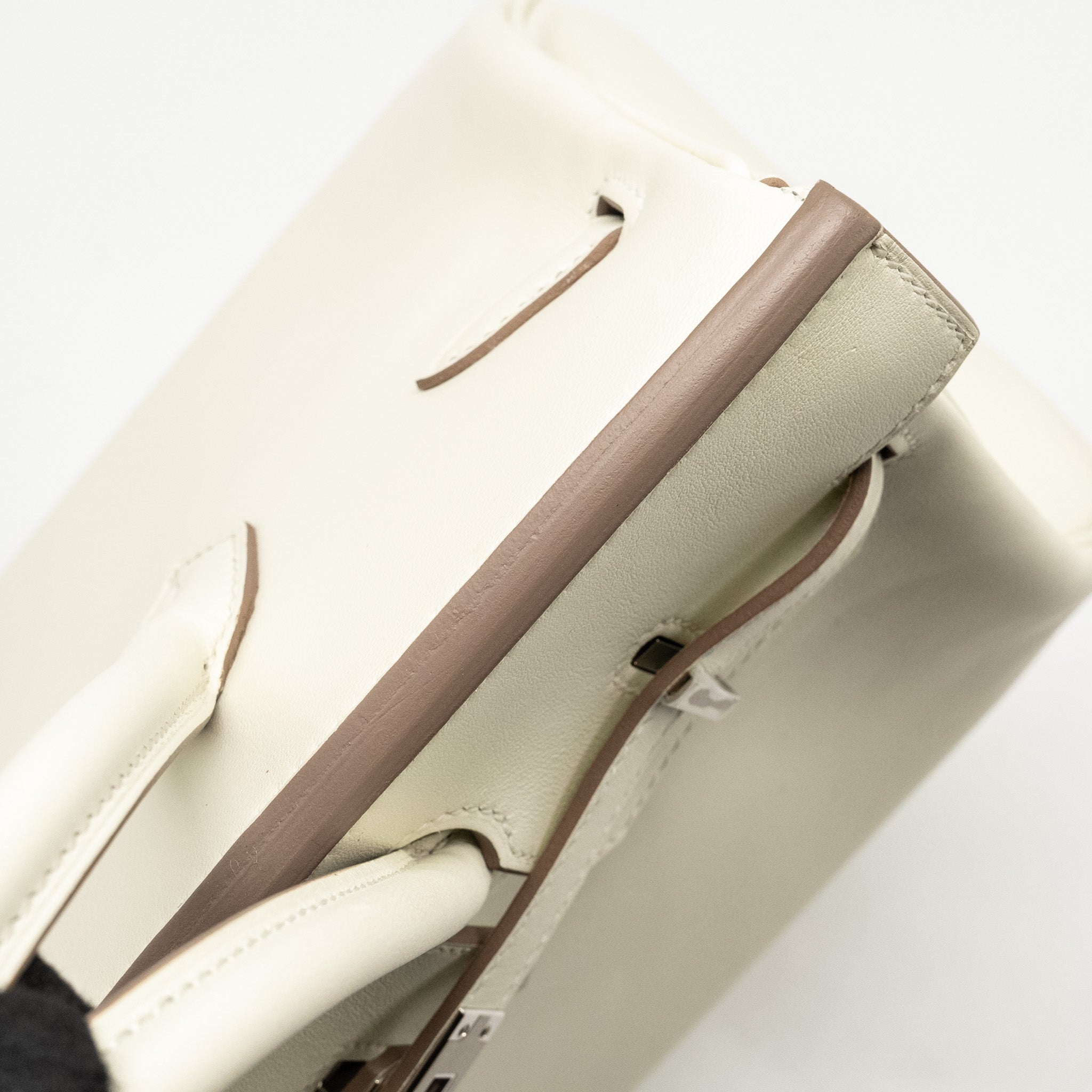 HERMES BIRKIN 25 SWIFT MUSHROOM SHW