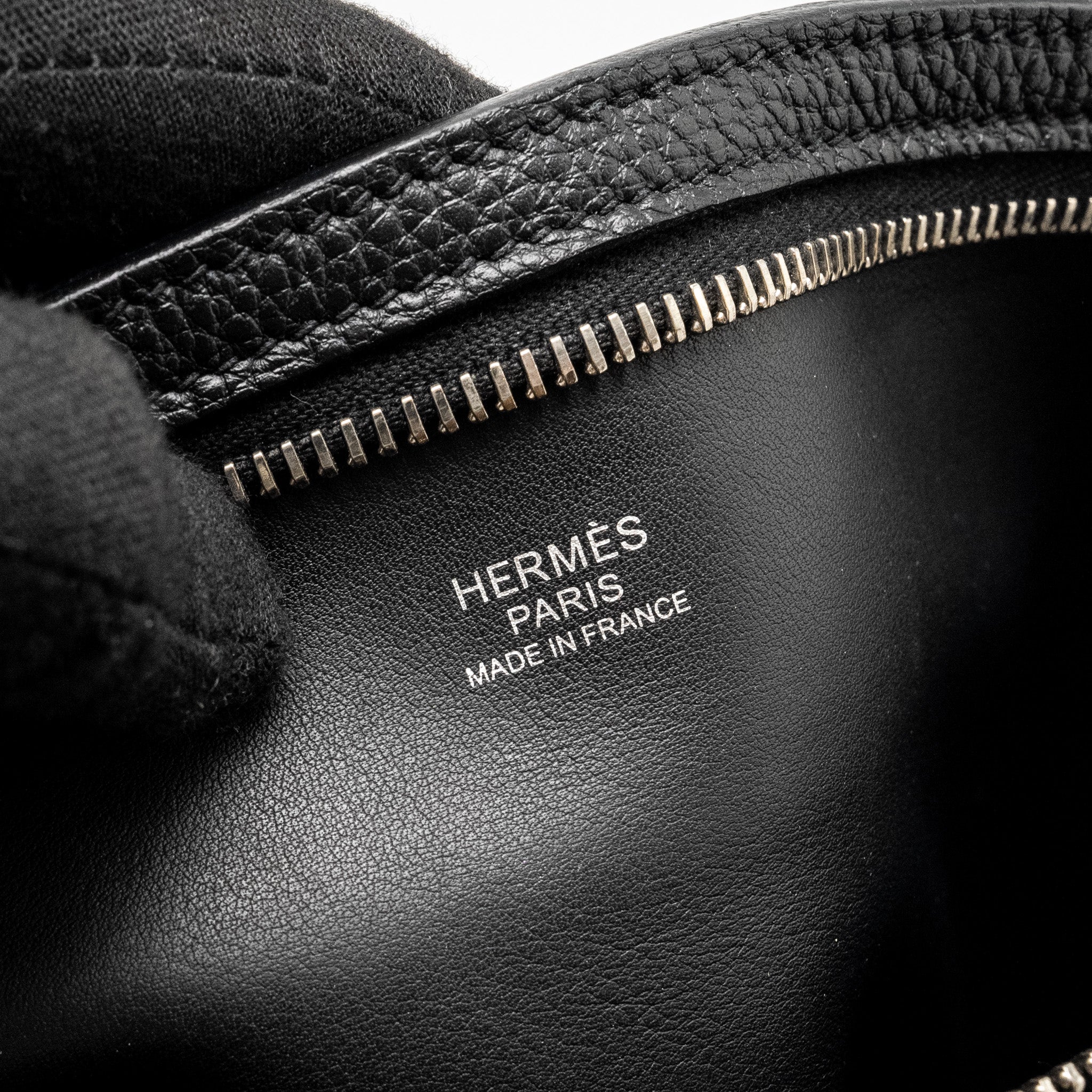 HERMES ULTRAPLA CROSS BELT BAG TOGO BLACK SHW