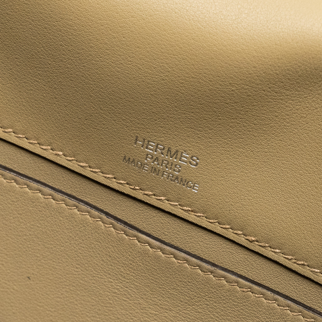 HERMES MAXI KELLY 42 GRIZZLY/SWIFT GRIS CAILLOU / BEIGE MARFA SHW