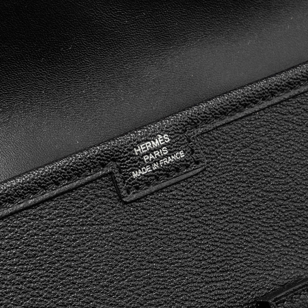 HERMES JIGE ELAN 29 CHÈVRE CHANDRA BLACK