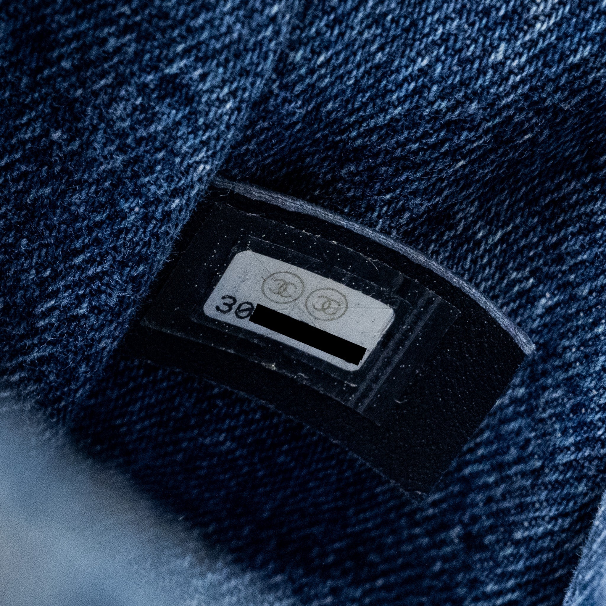 CHANEL MINI SQUARE FLAP BAG DENIM BLUE SHW