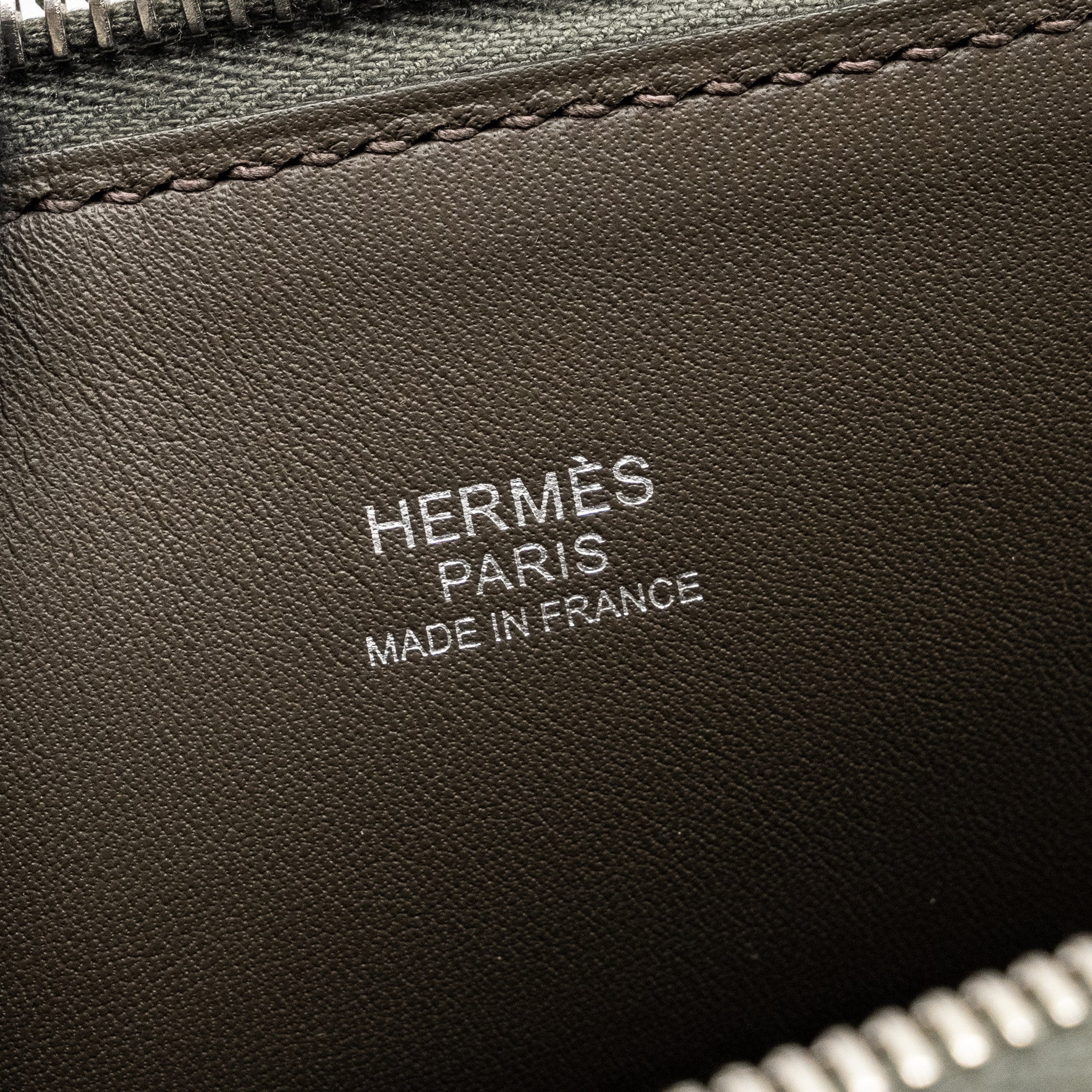 HERMES BOLIDE SKATEBOARD 31 TOGO VERT DE GRIS/NATURAL SABLE/MULTICOLOUR SHW