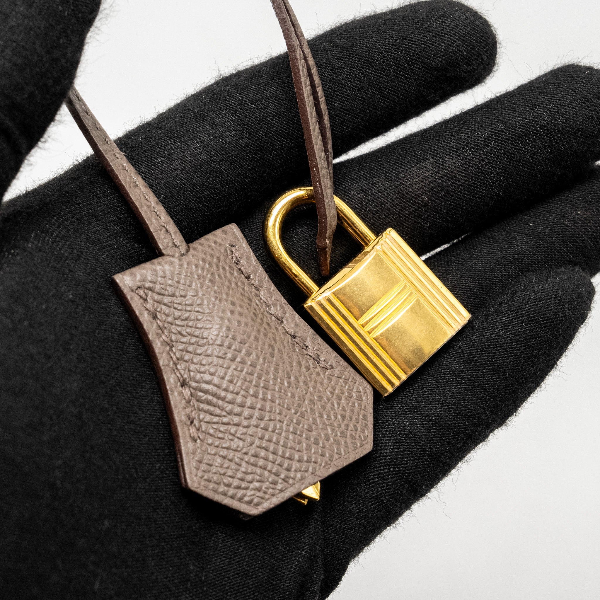 HERMES KELLY 25 EPSOM GRIS ETAIN GHW