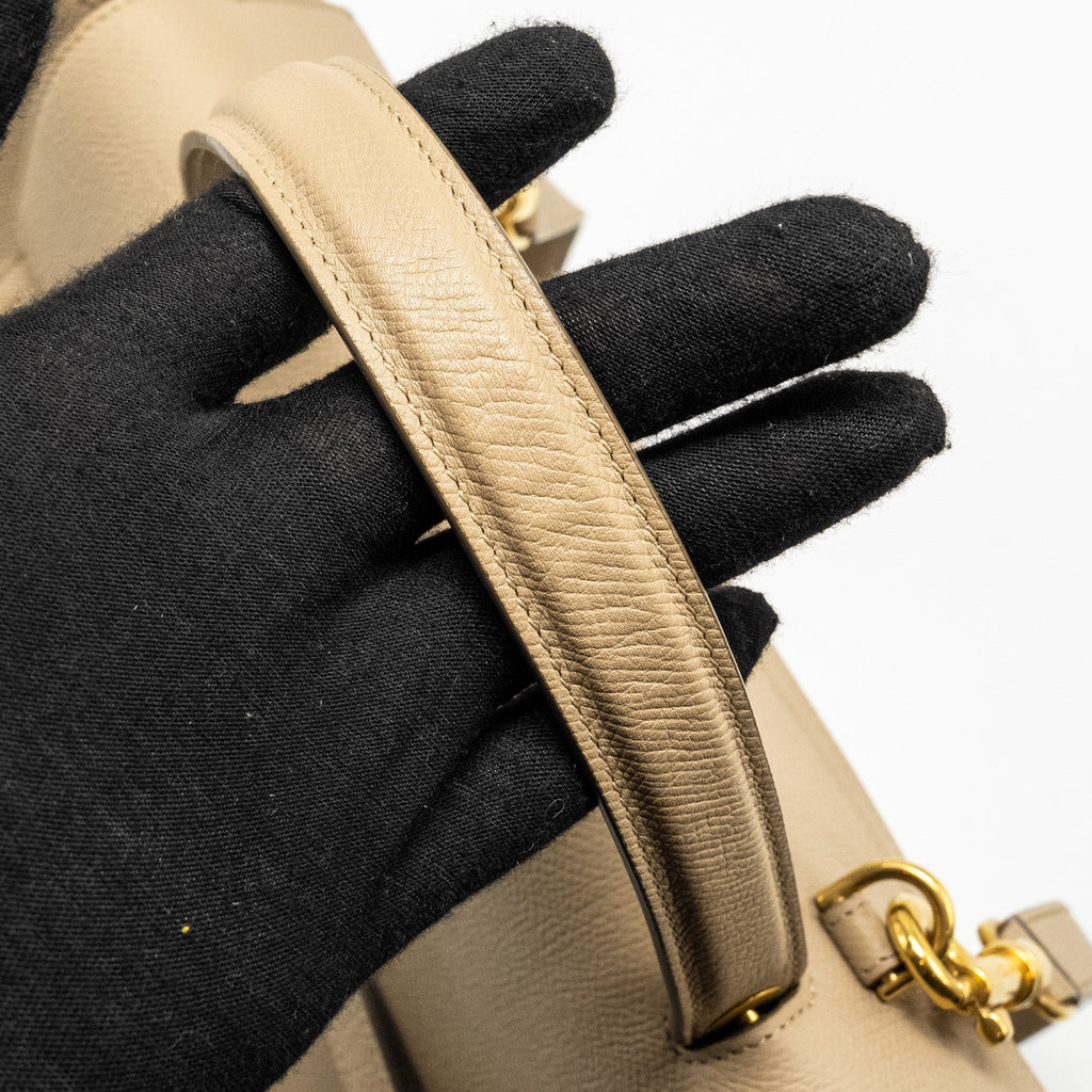 CELINE MINI BELT BAG CALFSKIN TAUPE GHW