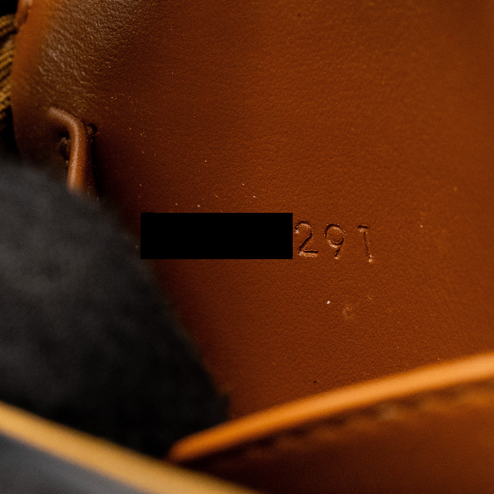 CELINE CLAUDE TRIOMPHE CANVAS / CALFSKIN TAN GHW