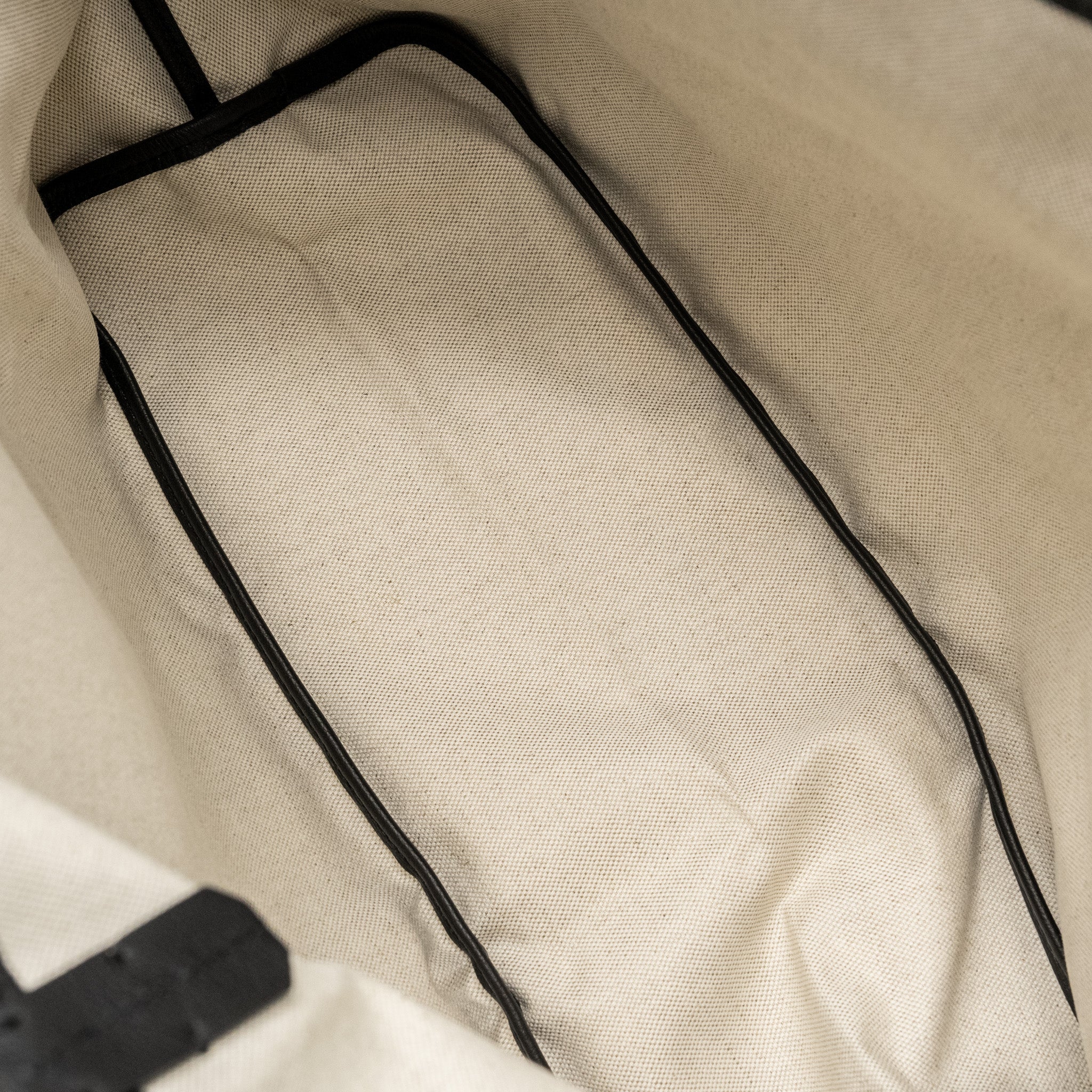 GOYARD SAINT LOUIS PM TOTE BAG GOYARDINE CANVAS/CALFSKIN BLACK SHW