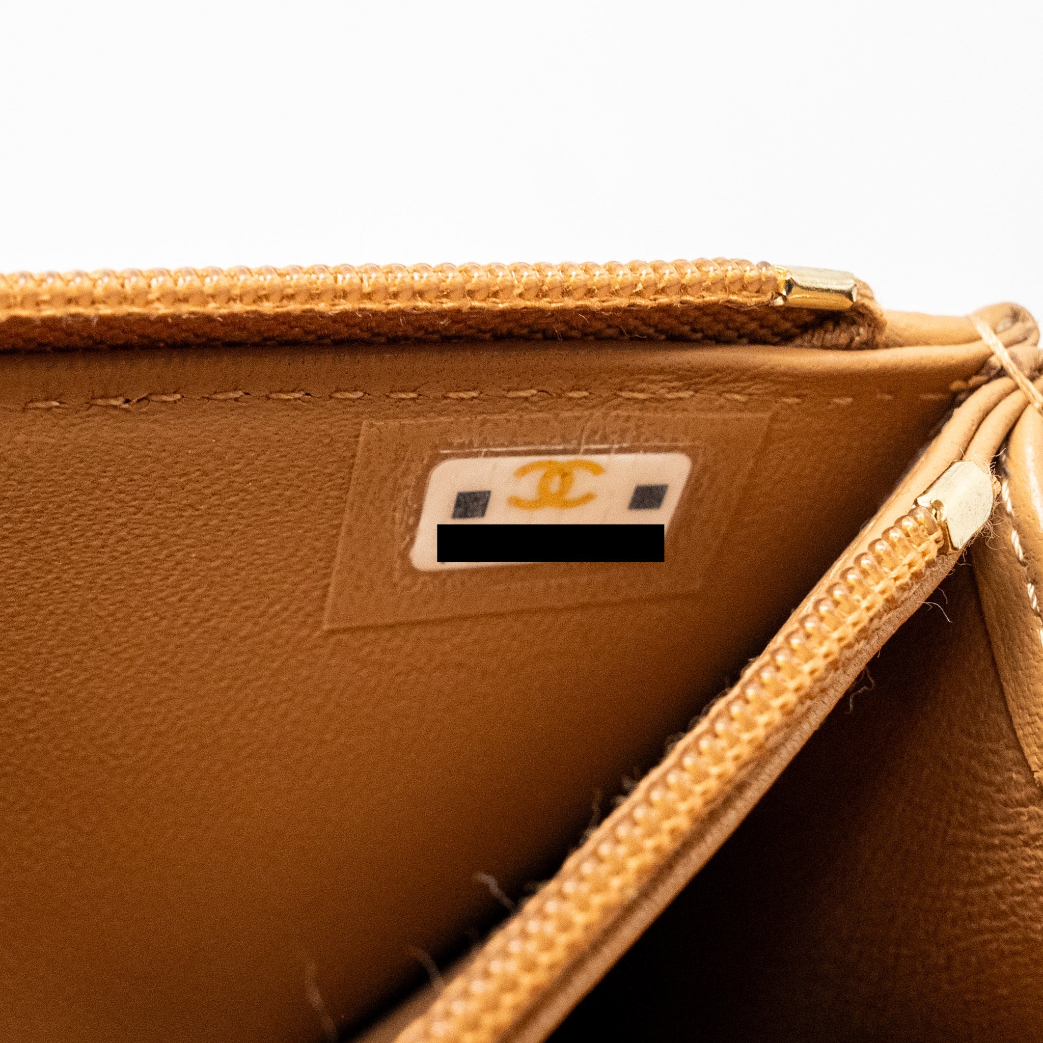 CHANEL TOP HANDLE MINI FLAP BAG LAMBSKIN CARAMEL LGHW (MICROCHIP)
