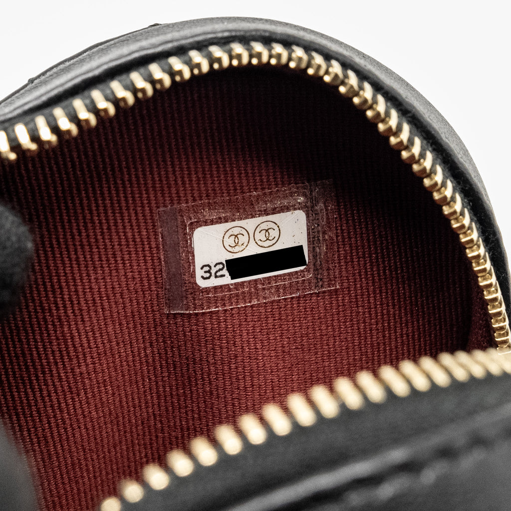 CHANEL 22S HEART BELT BAG LAMBSKIN BLACK LGHW